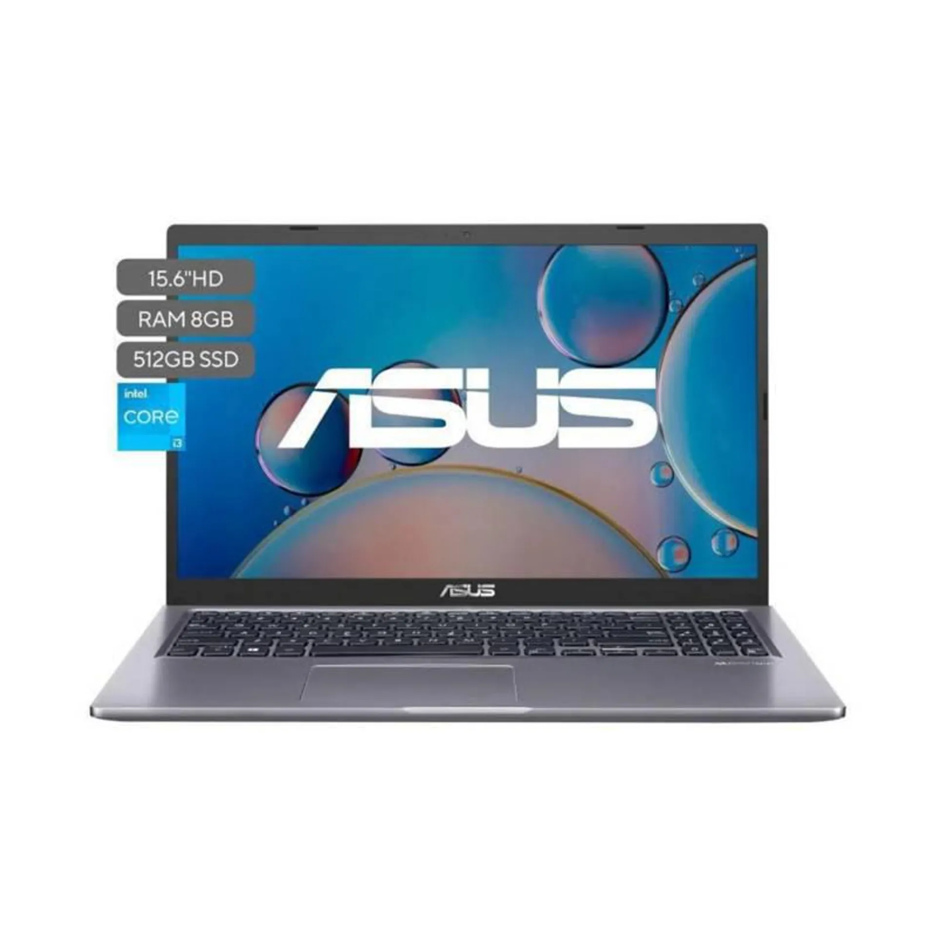 Portátil Asus X515EA-BR3955 Intel Core i3-1115G4 Ram 8GB Ssd 512 GB Gris Endless