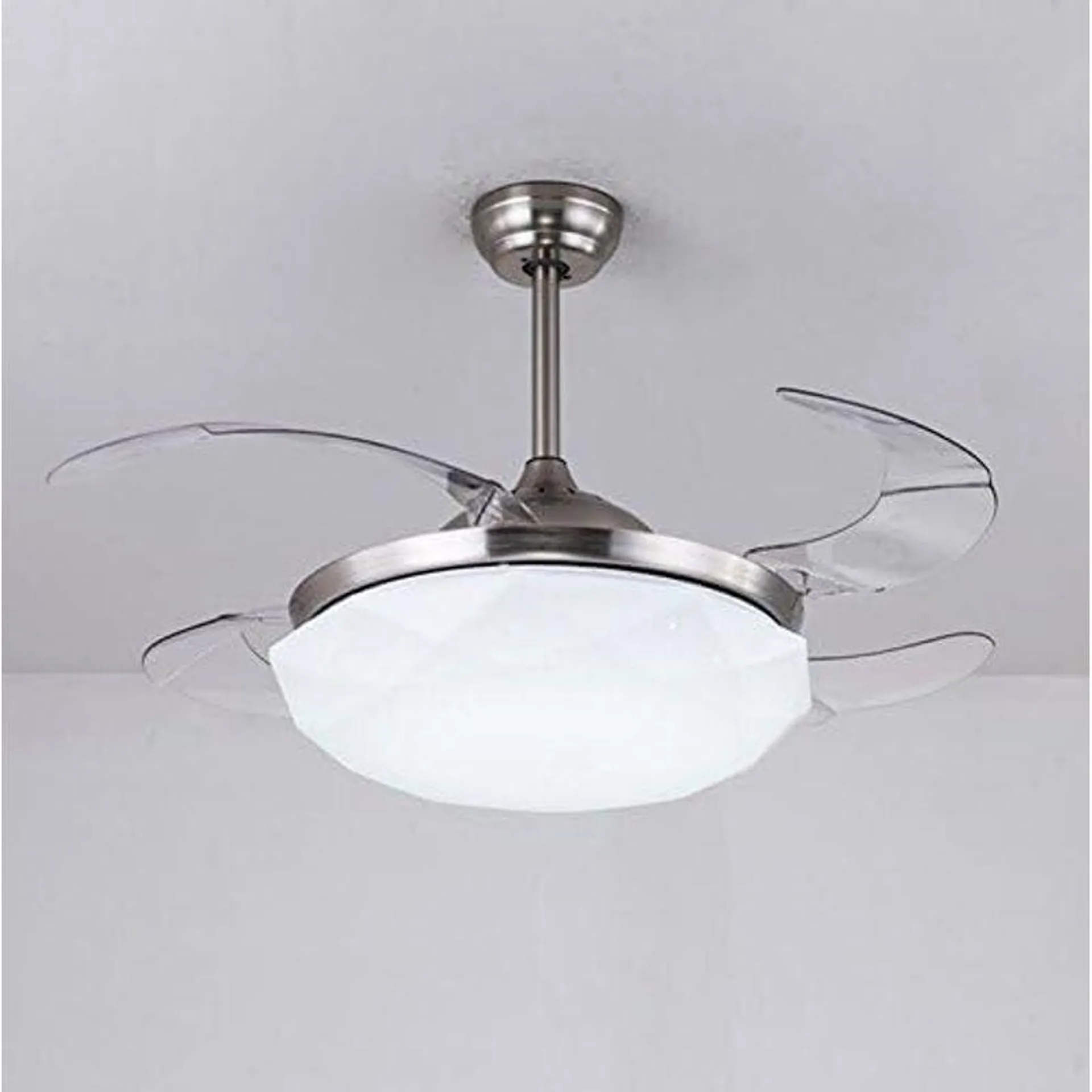 Ventilador de Techo Aspas Retráctiles Control Remoto y Lámpara Sankey