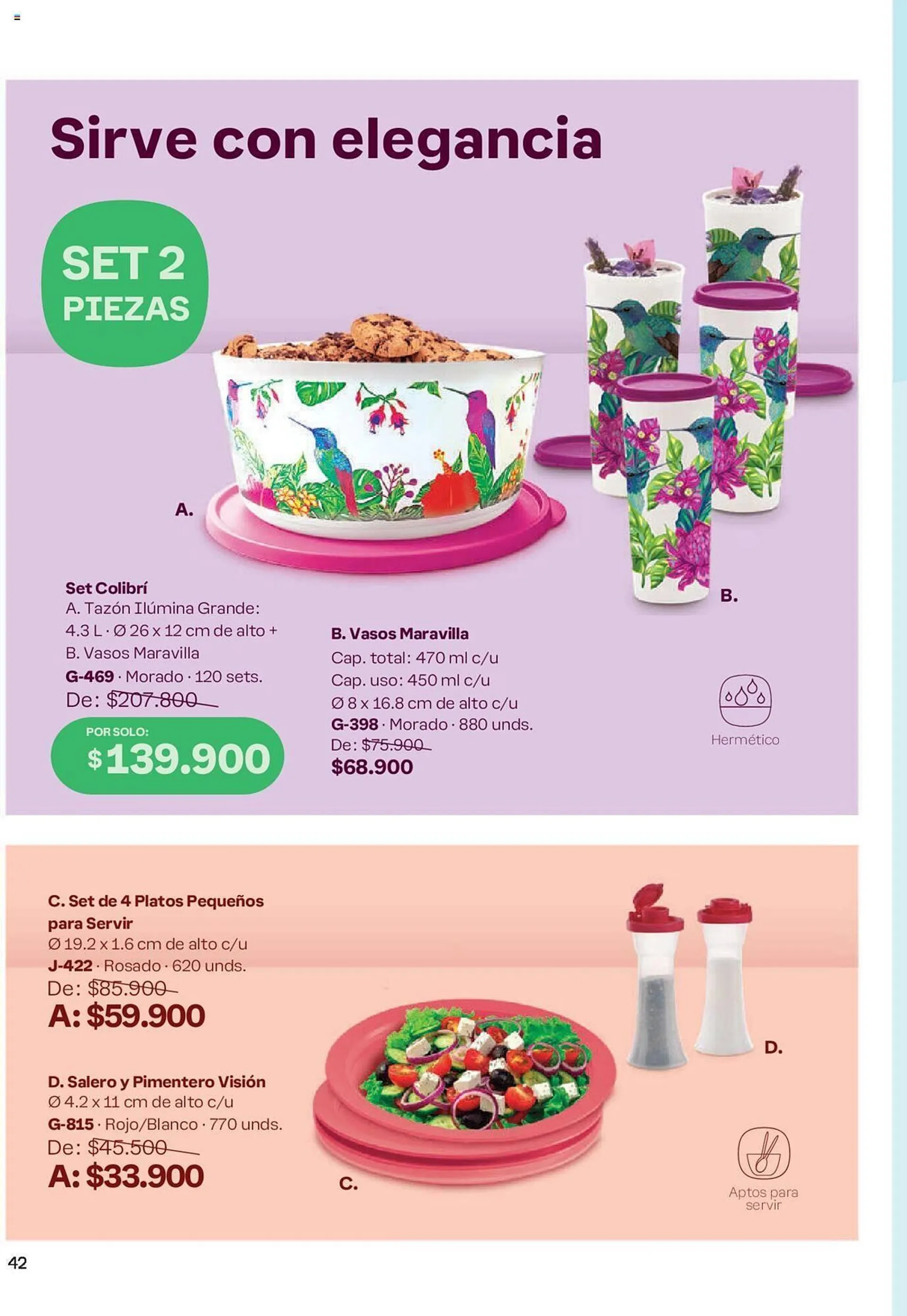 Catalogo de Catálogo Tupperware 14 de junio al 11 de julio 2024 - Pag 42