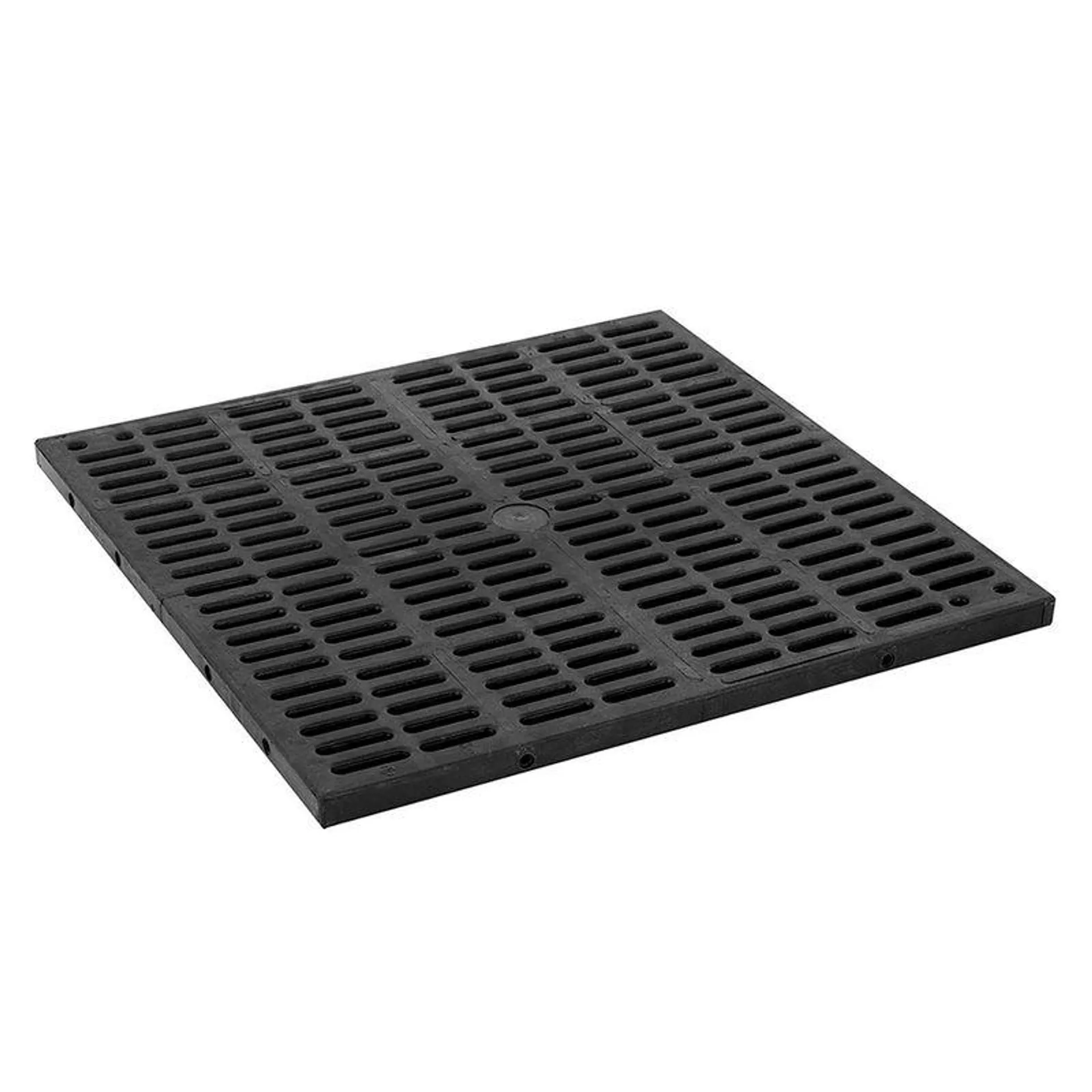 Piso plástico modular resistente negro 60x60 cm