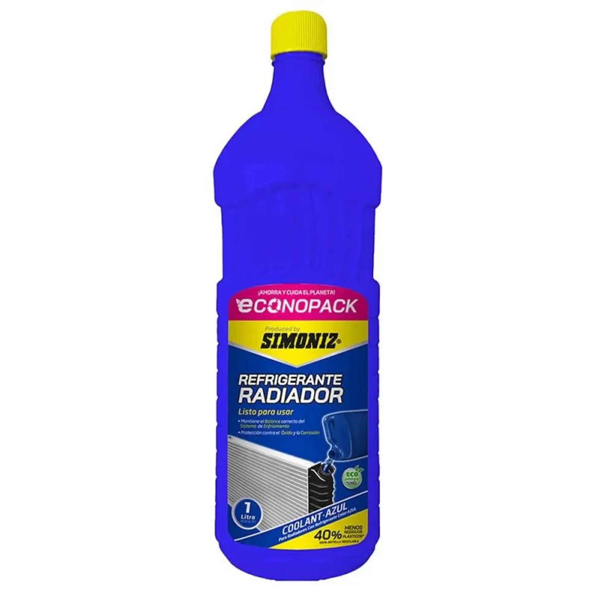 Refrigerante Radiador Simoniz Azul Econopack x 1000 ml