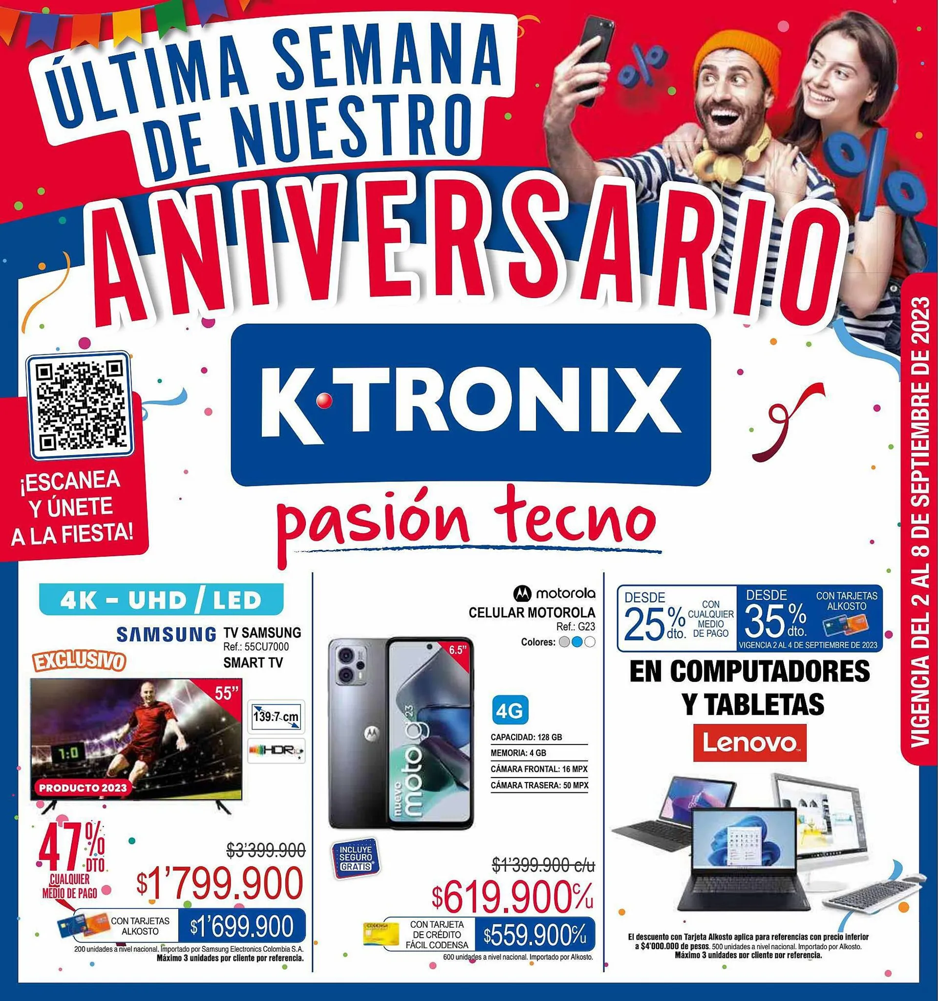 Catálogo Ktronix  Disponible hasta el 8 de septiembre de 2023