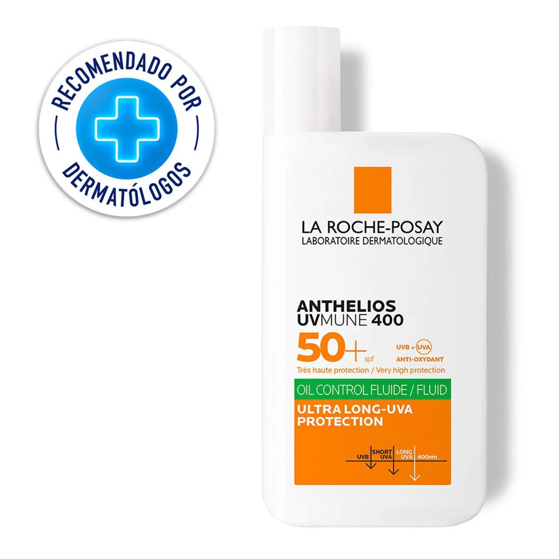 Protector Solar Facial La Roche Posay Anthelios Uvmune Oil Control Gel Spf50+ X 50ml