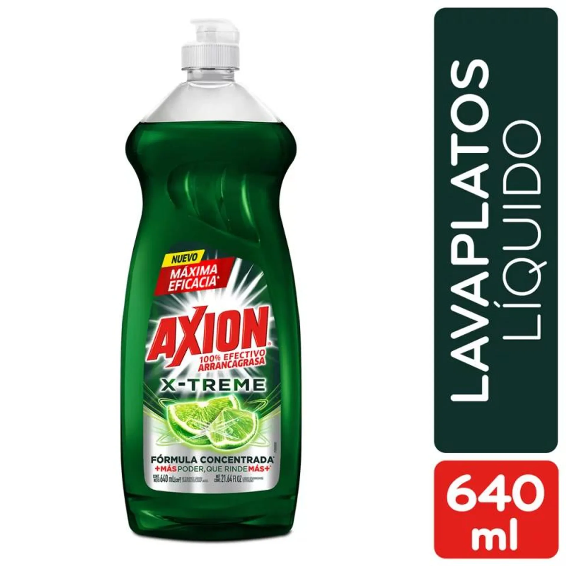 Lavaplatos liquido Axion Xtreme 640ml