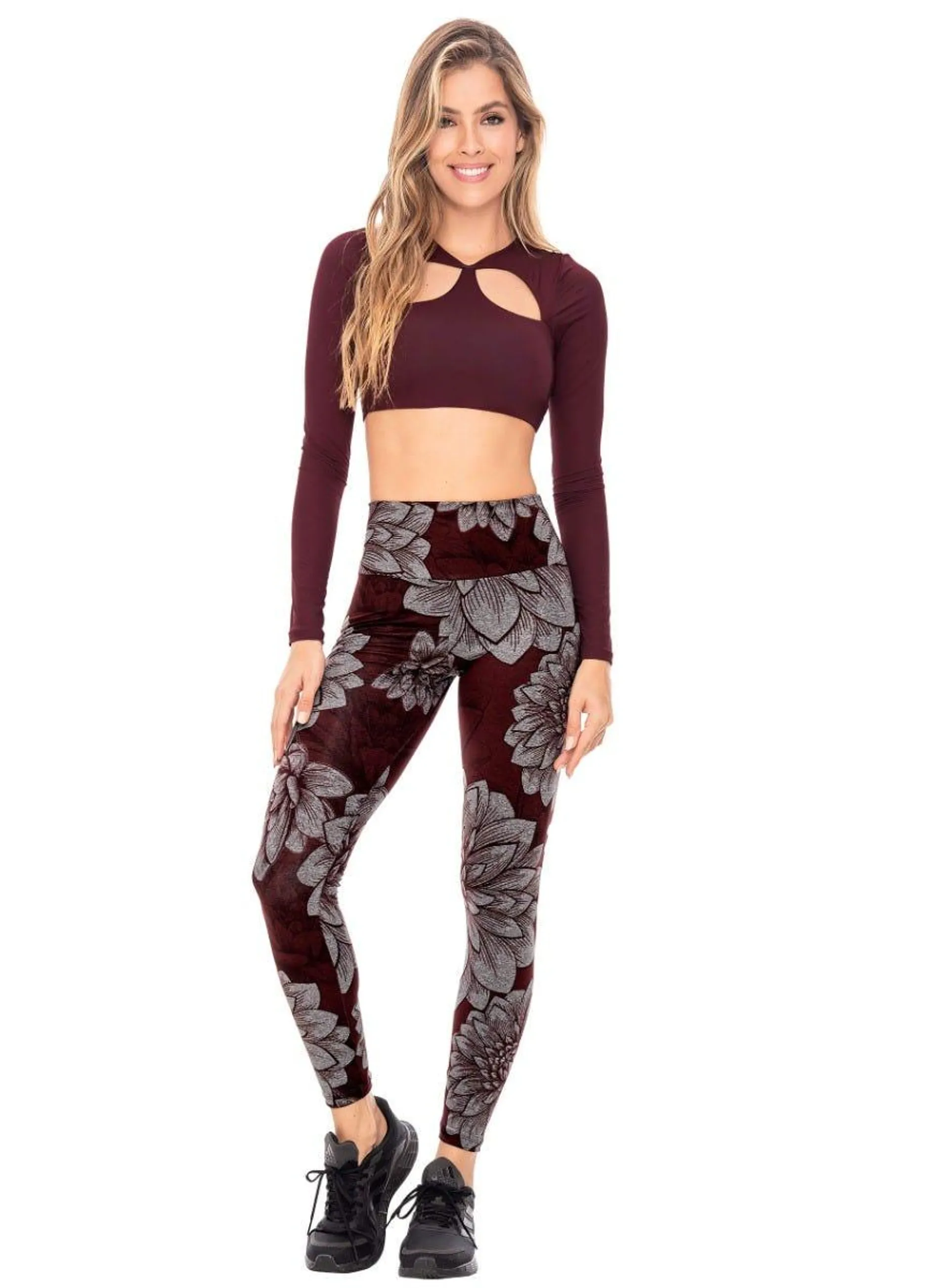 LEGGINS DEPORTIVO MUJER POLIAMIDA SUBLIMADO PUSH UP TALLA ÚNICA