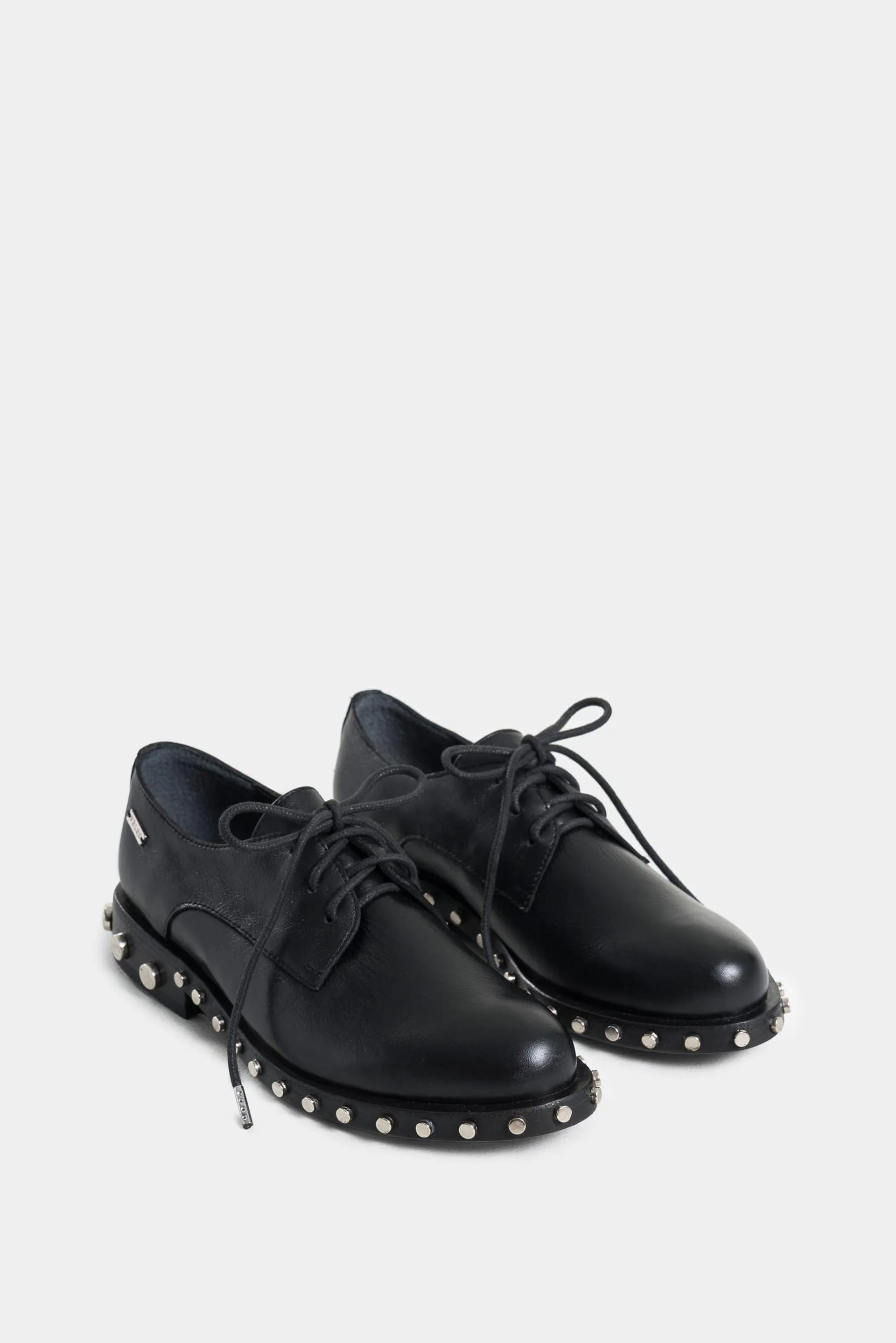 Zapato de cordón oxford de cuero folia para mujer suela taches
