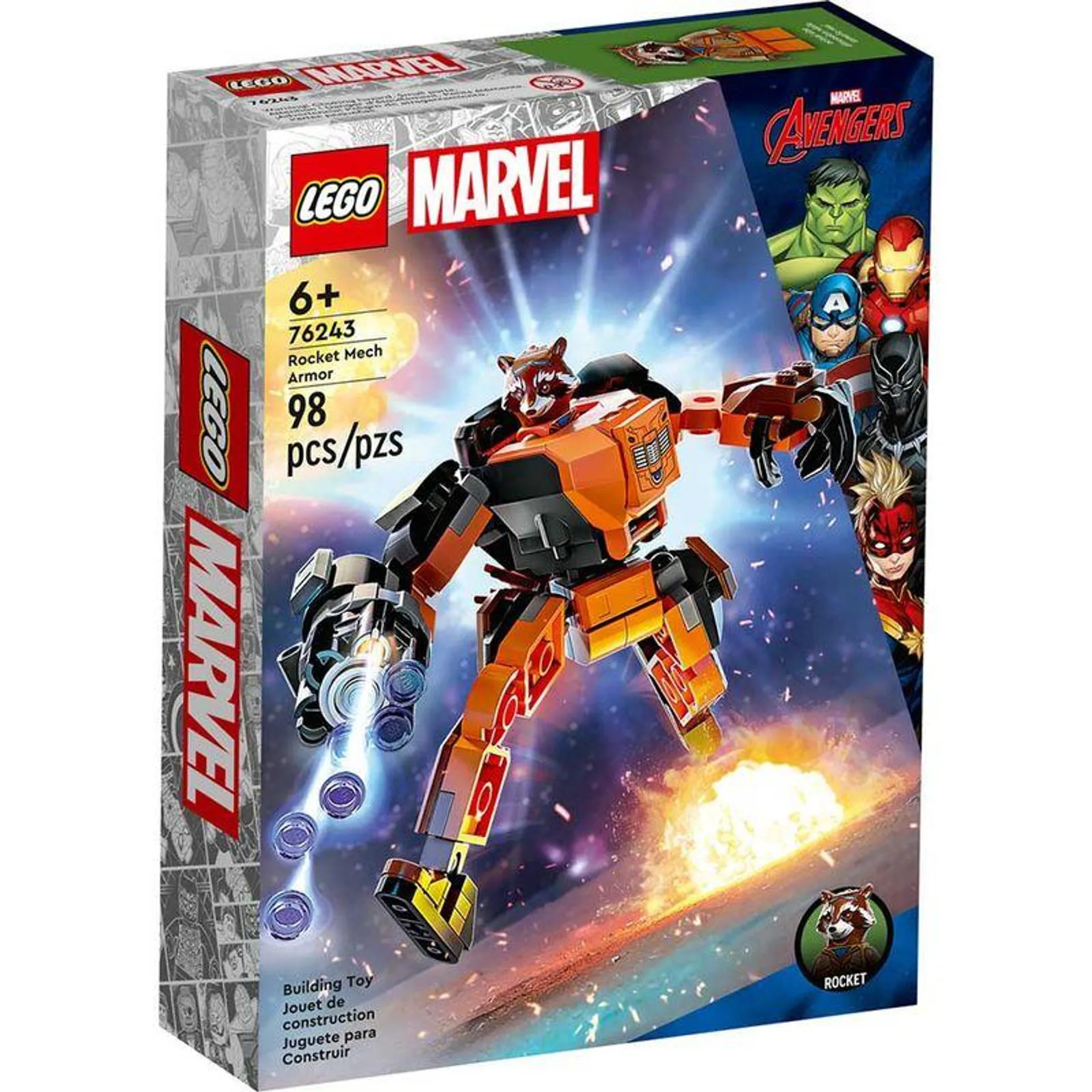 Lego Marvel Rocket Mech Armor Lego LE76243