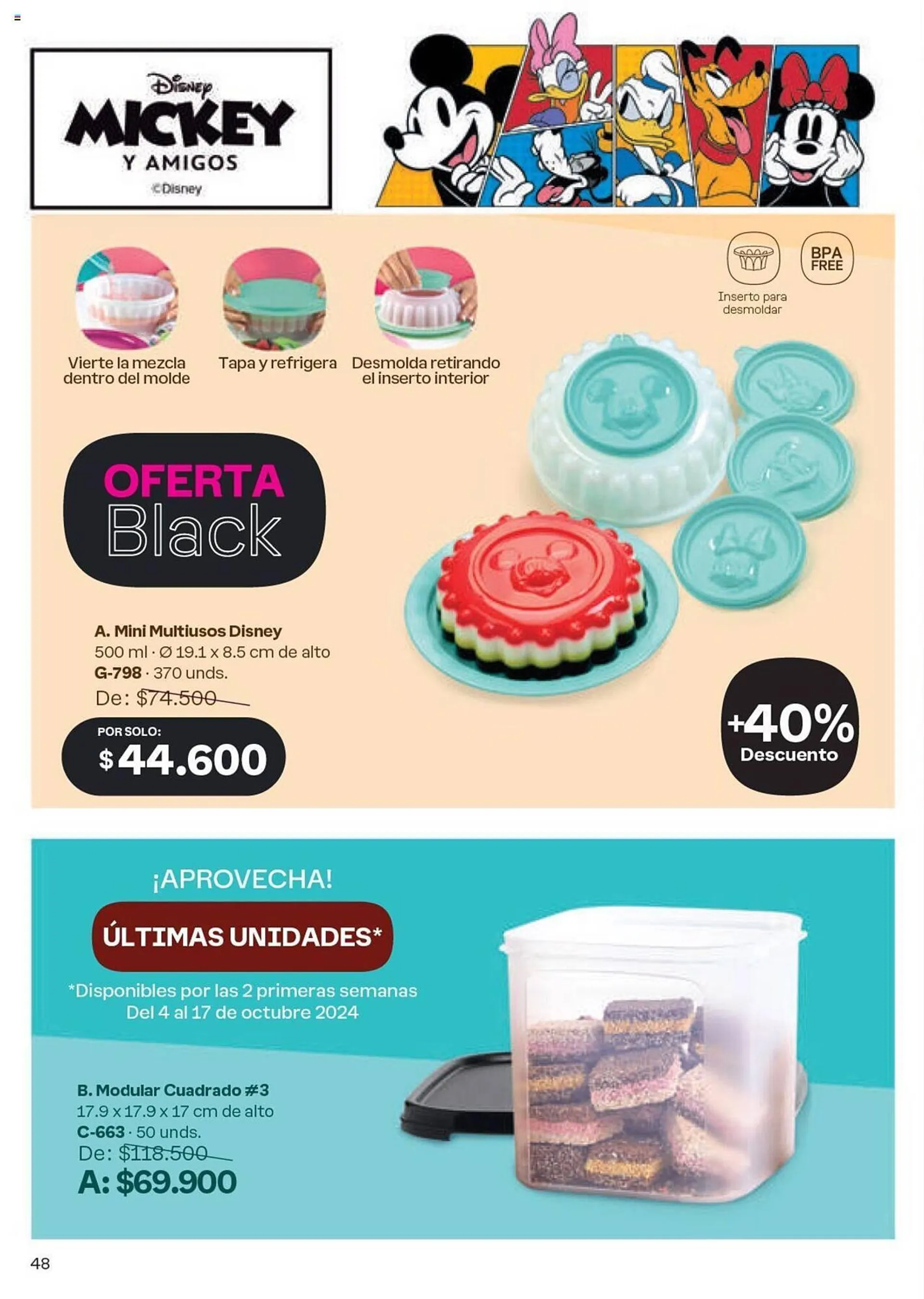 Catalogo de Catálogo Tupperware 4 de octubre al 31 de octubre 2024 - Pag 48