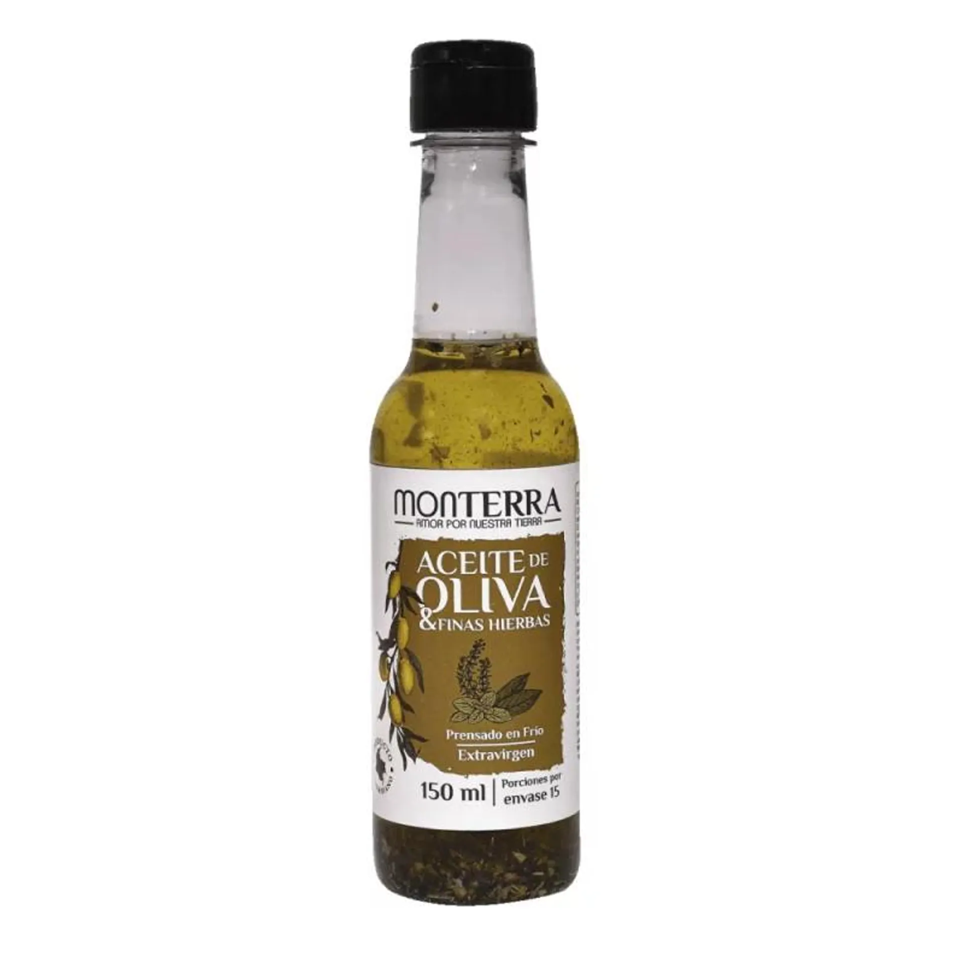 Aceite Oliva Monterra Mezcla Hierbas x 150 ml