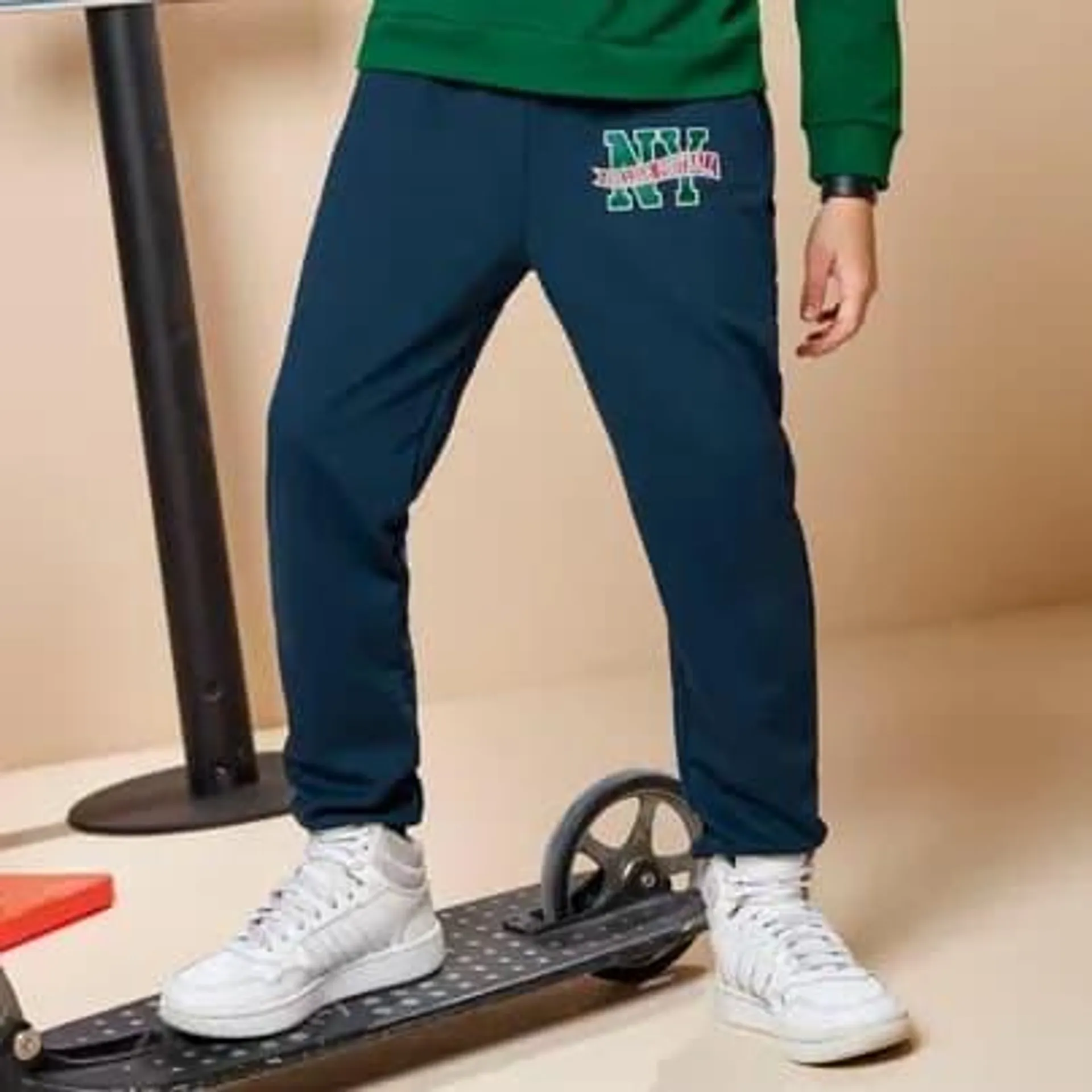 Muba jogger con bolsillos azul niño 8