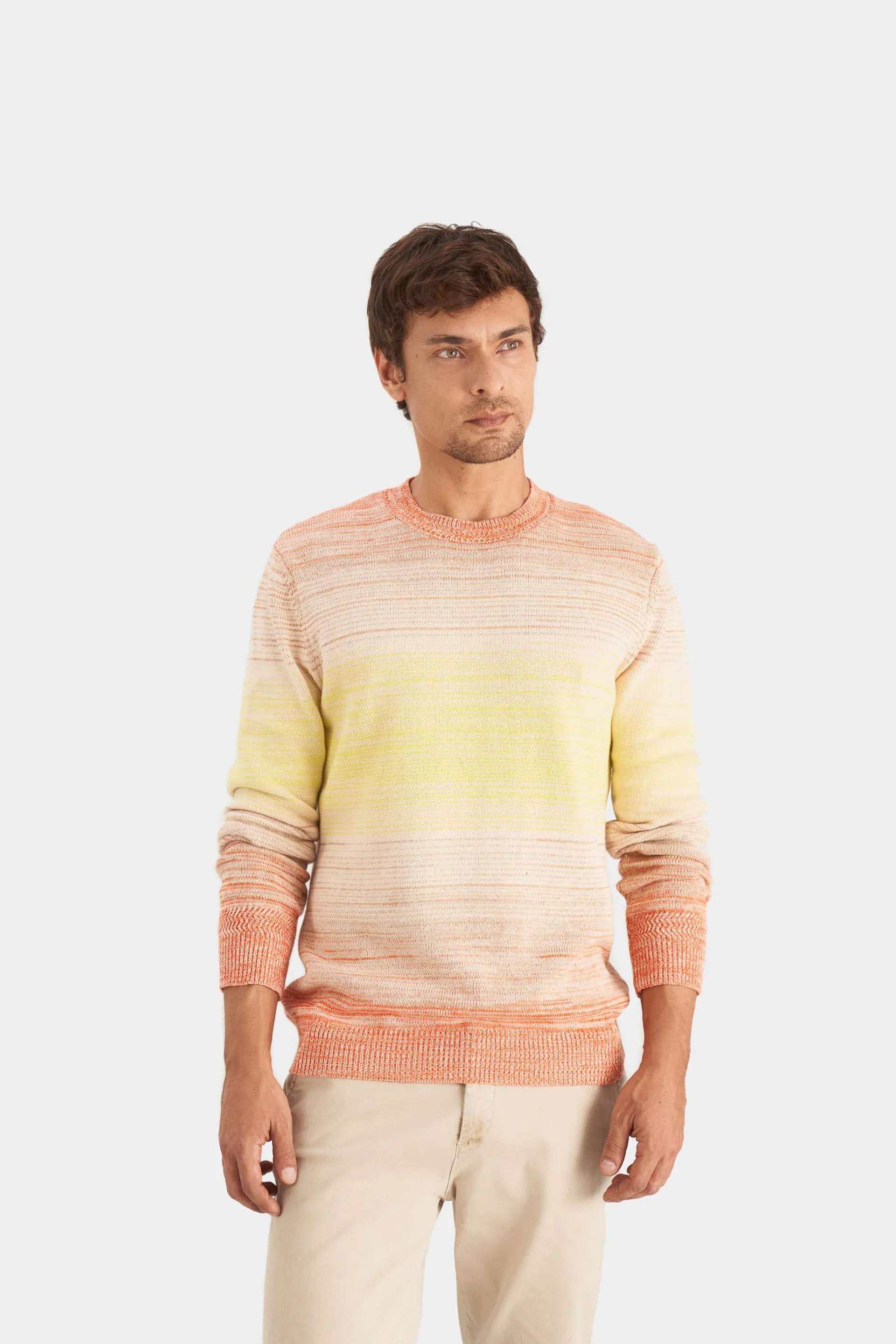 Sweater sinaí tejido para hombre efecto degradé