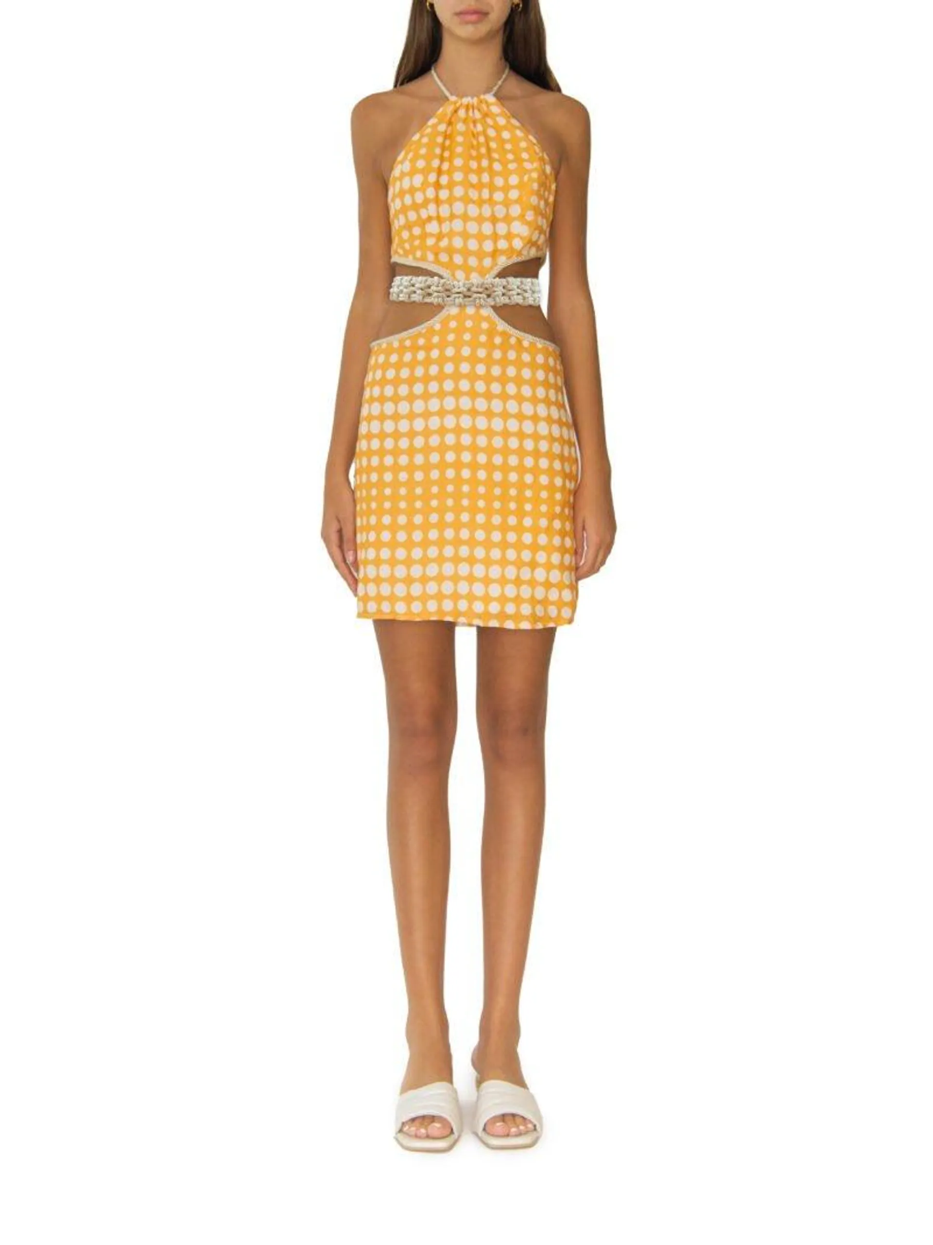 SINTRA DRESS YELLOW DOTS