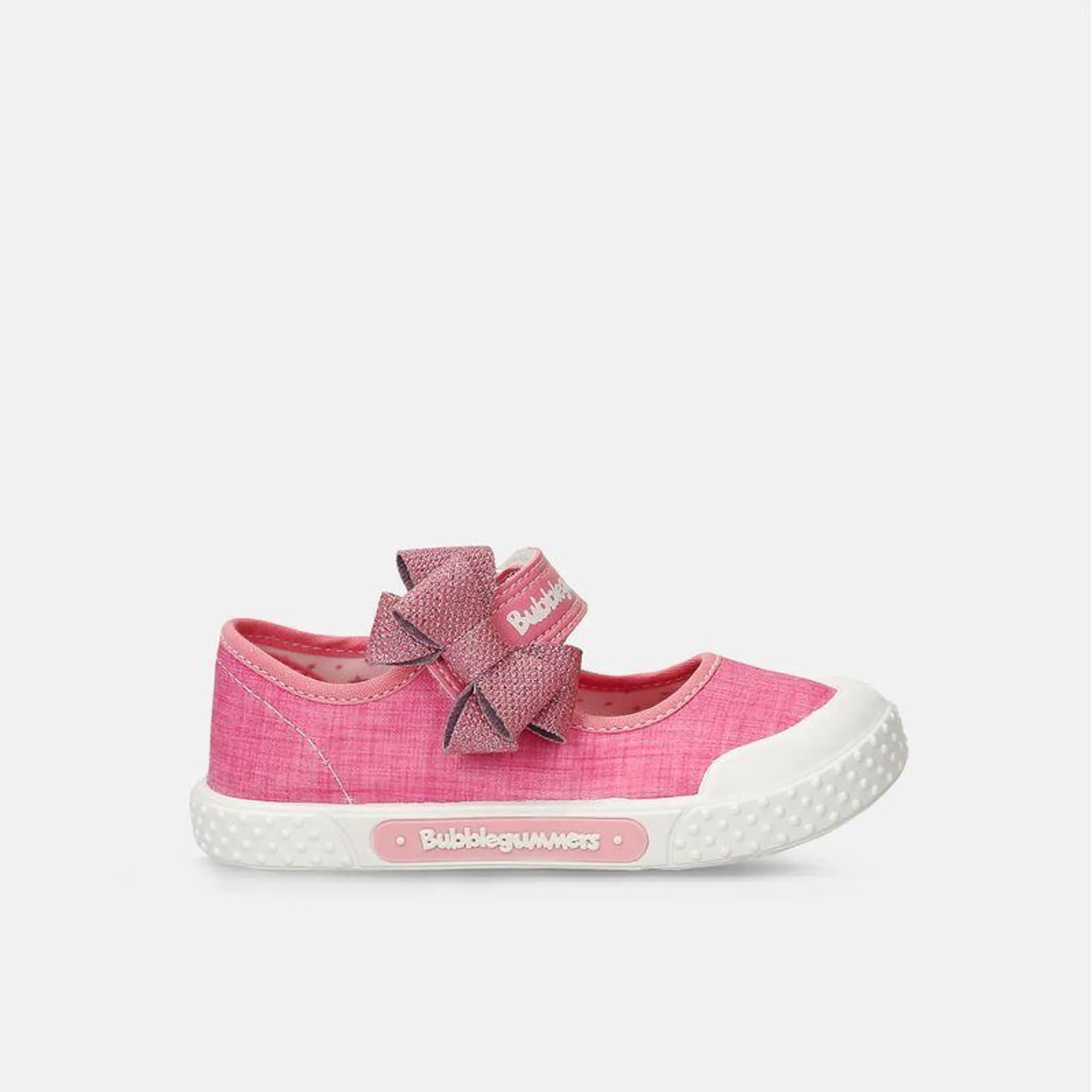 Tenis Casuales Rosado Bubblegummers Sania Niña