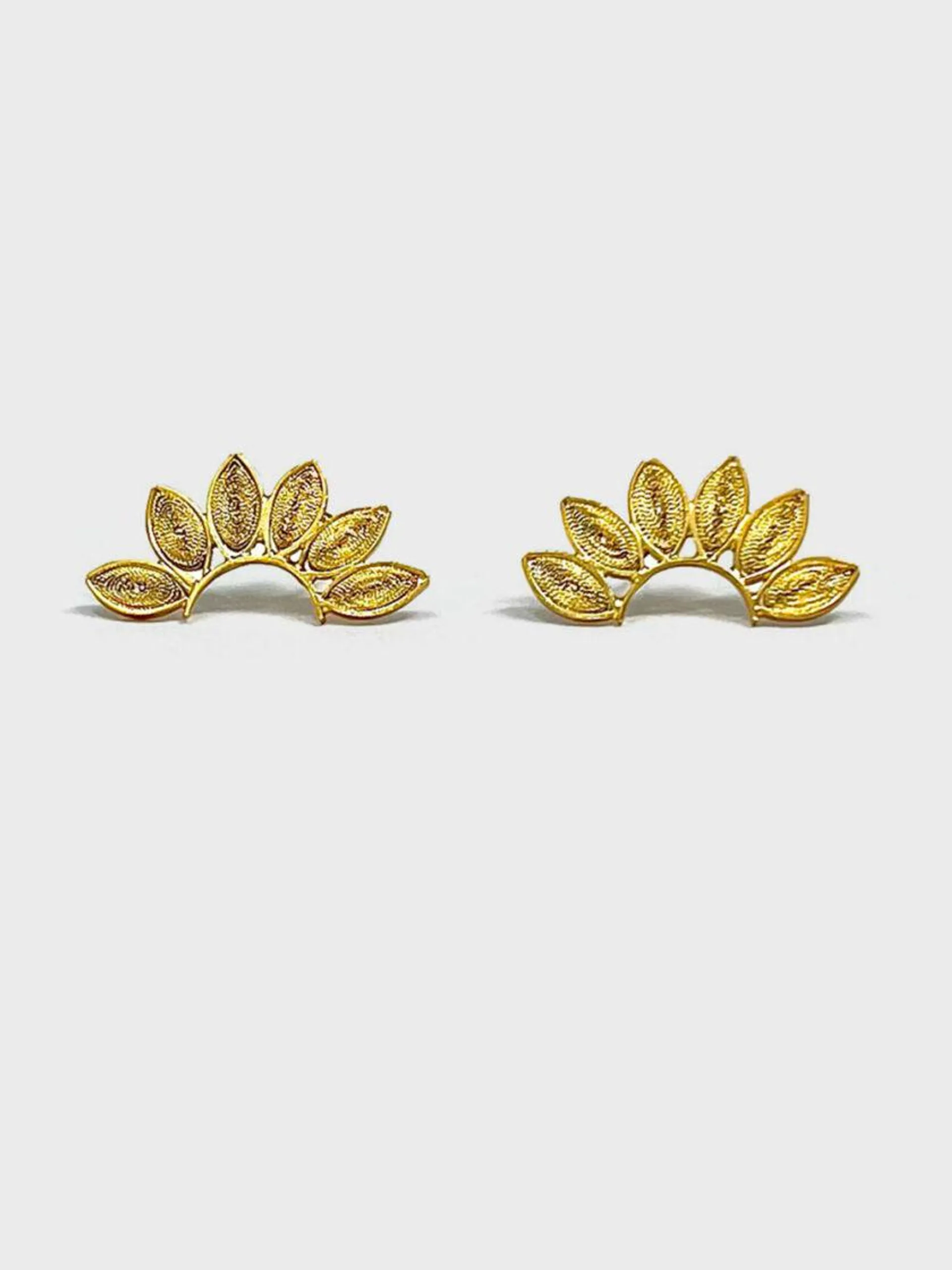 Aretes media flor mini