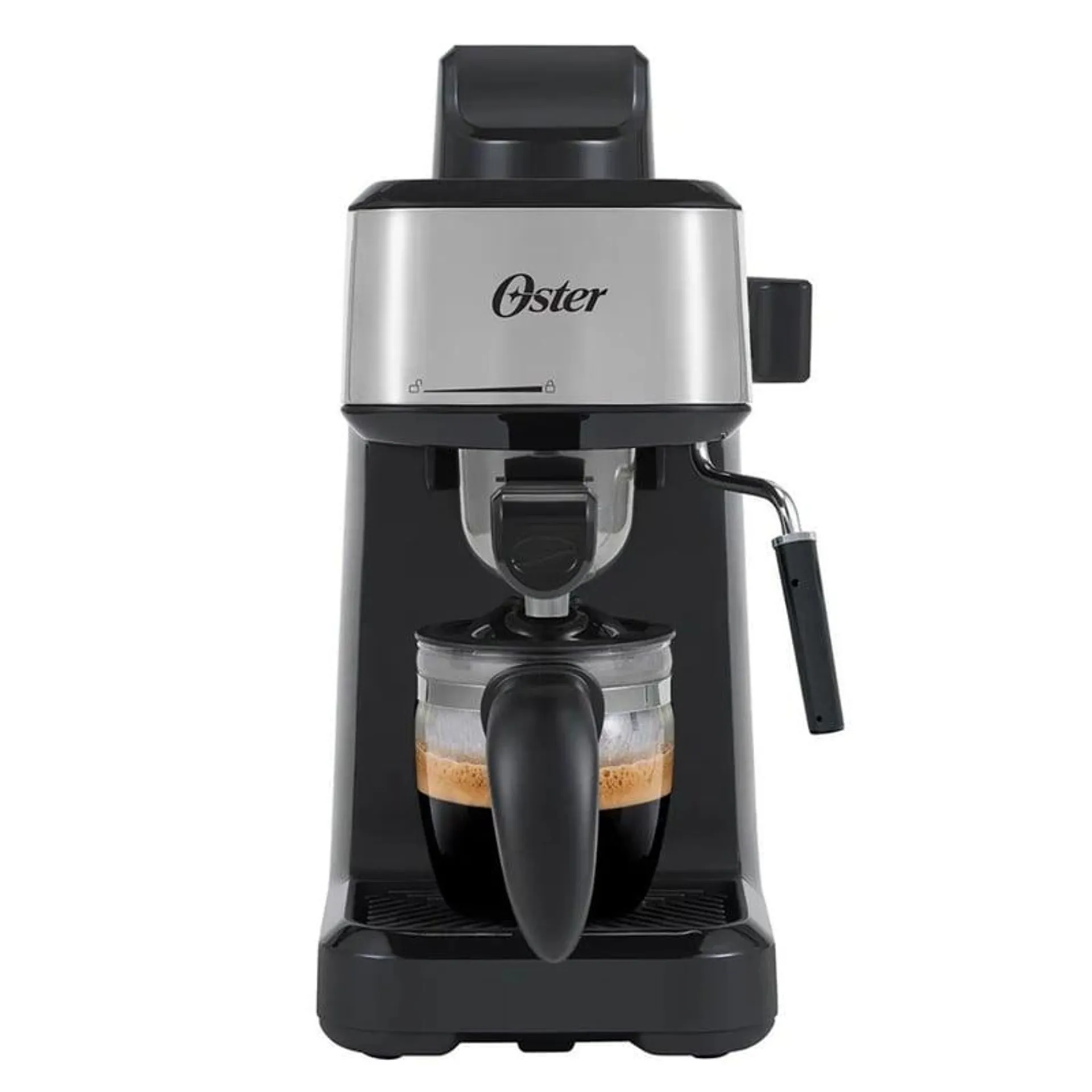 Cafetera Oster de Vapor para Espresso y Cappuccino 4 tazas