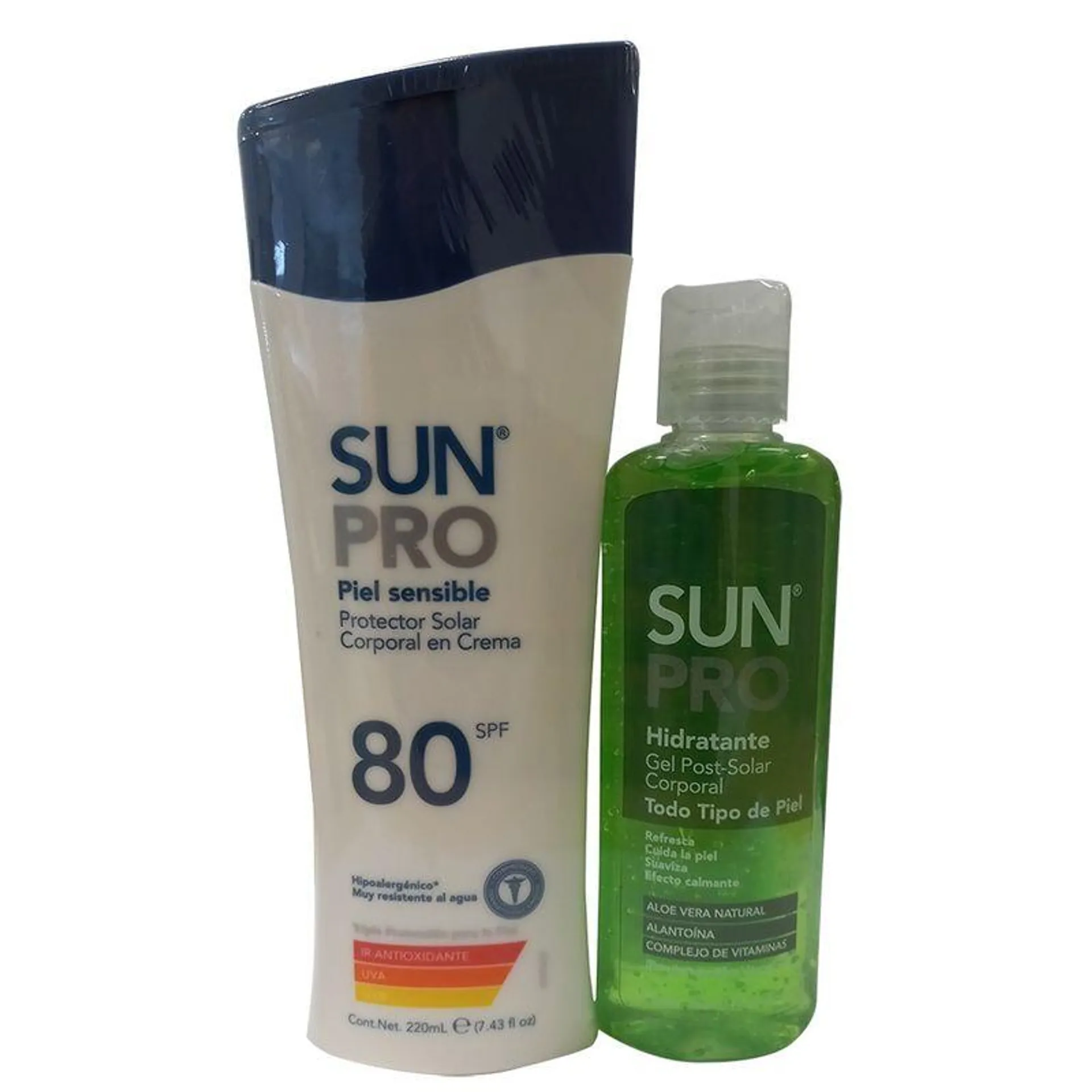 Oferta Protector Solar Sunpro Piel Sensible Fps80 220ml + Gel