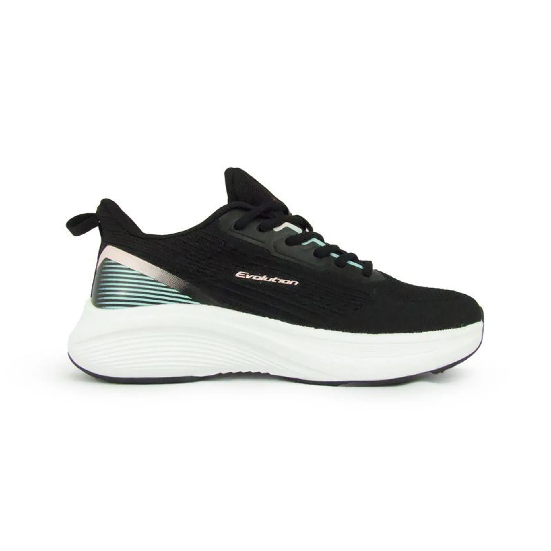 TENIS DEPORTIVO NEGRO CROYDON MUJER