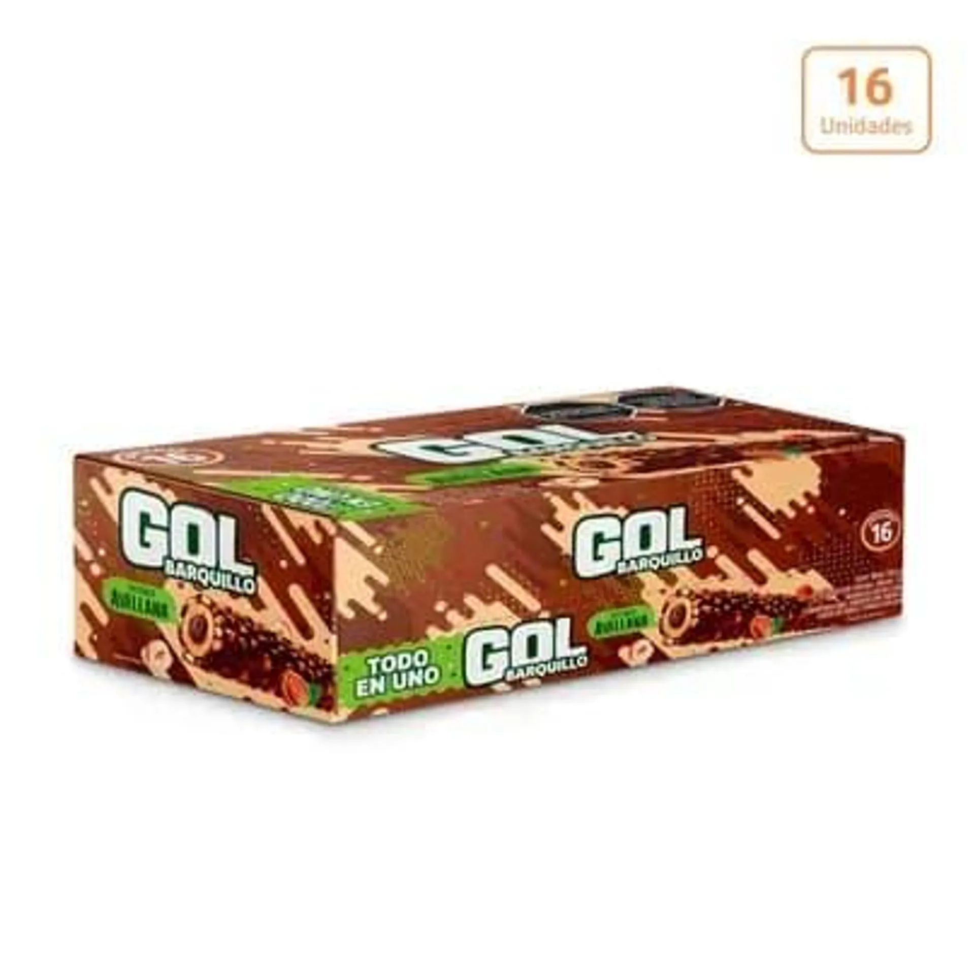 Chocolatina Gol Barquillo x 16 unds x 35g c/u