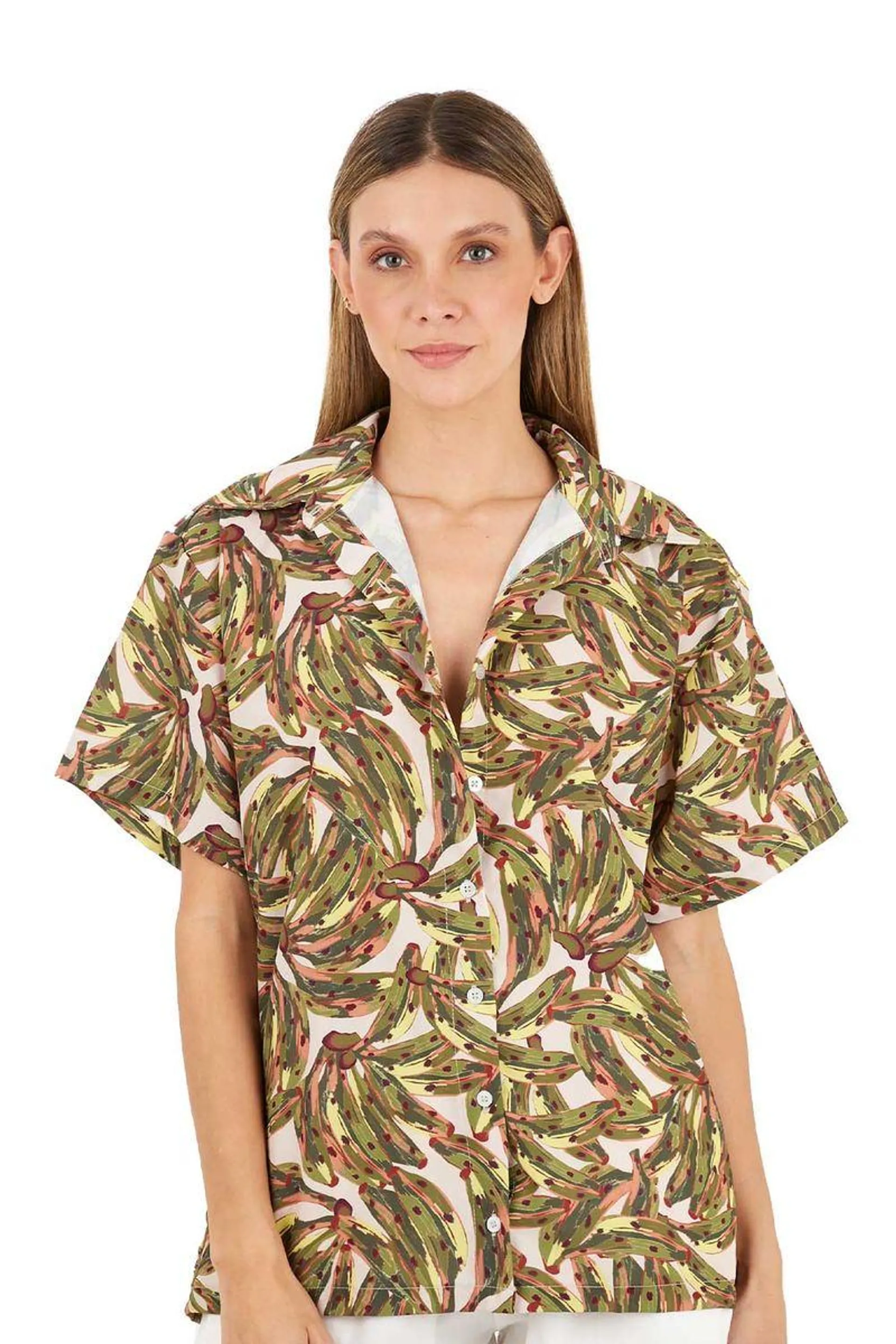 Camisa Estampado Verde para mujer Alexa