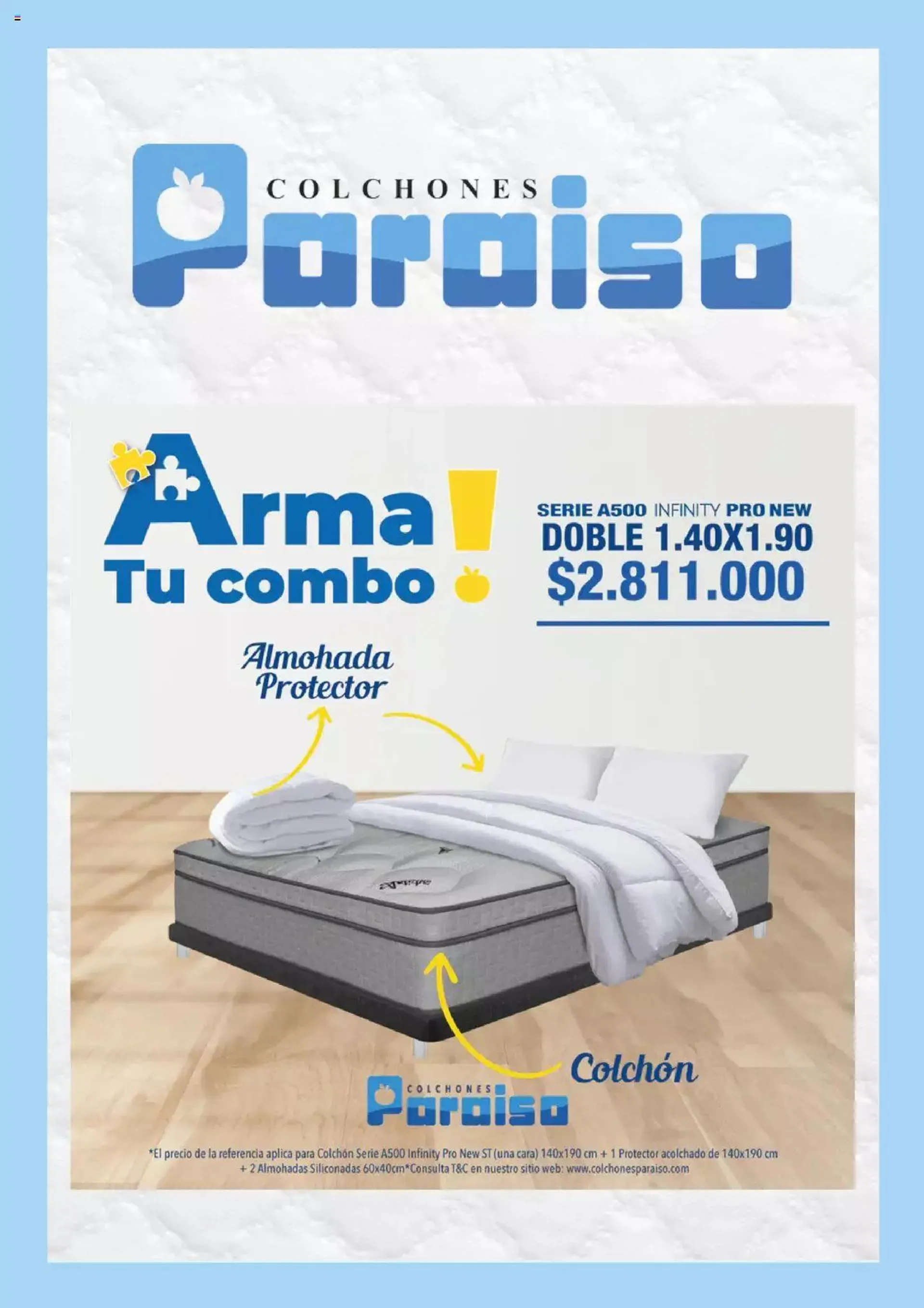 Catalogo de Colchones Paraiso - Promociones 2 de marzo al 31 de diciembre 2024 - Pag 8