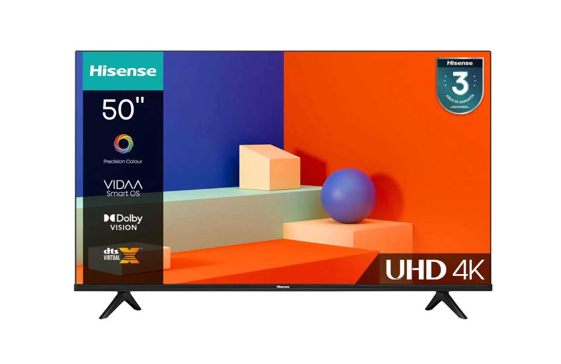 Televisor Hisense 50 pulgadas UHD 4K Smart TV