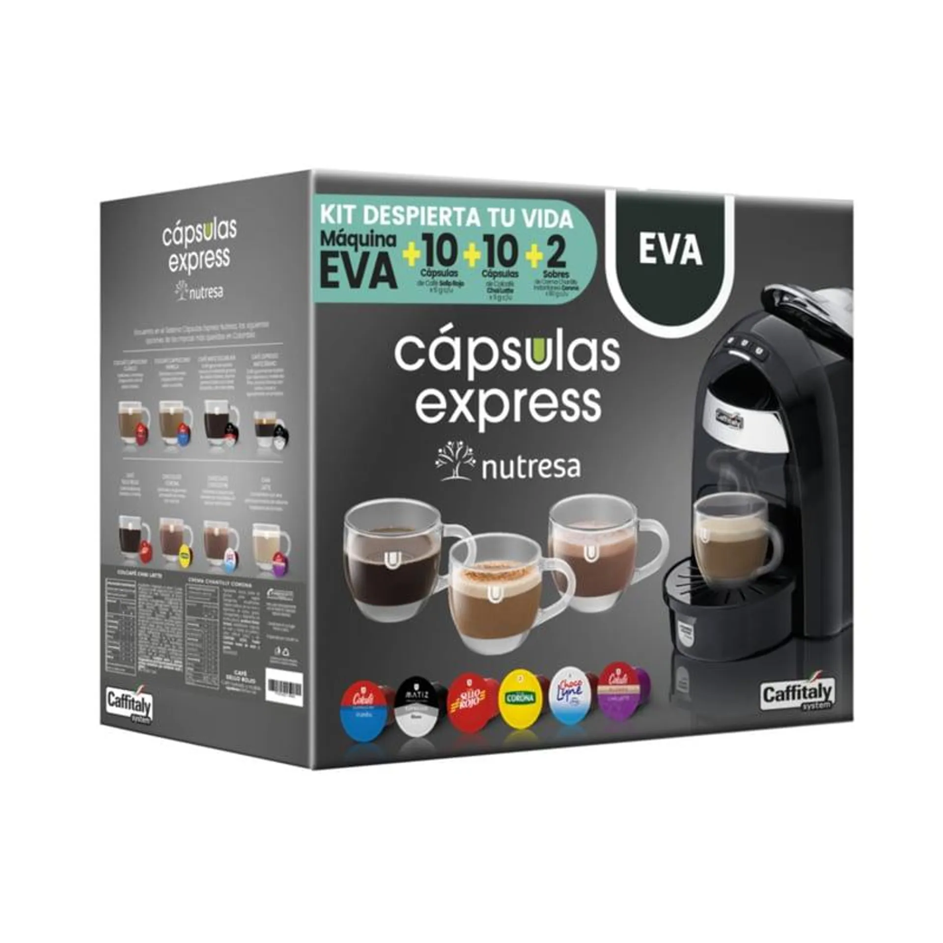 Pack Maquina Eva Centto + Capsulas