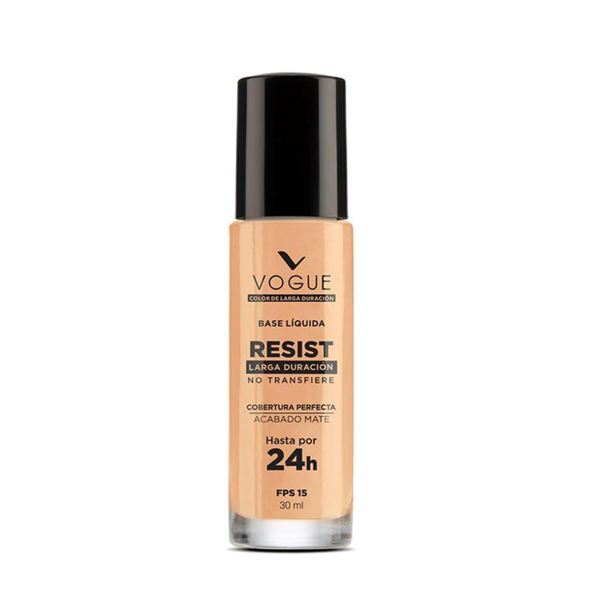 Base Maquillaje Vogue Resist Vainilla Frasco X 30 Ml