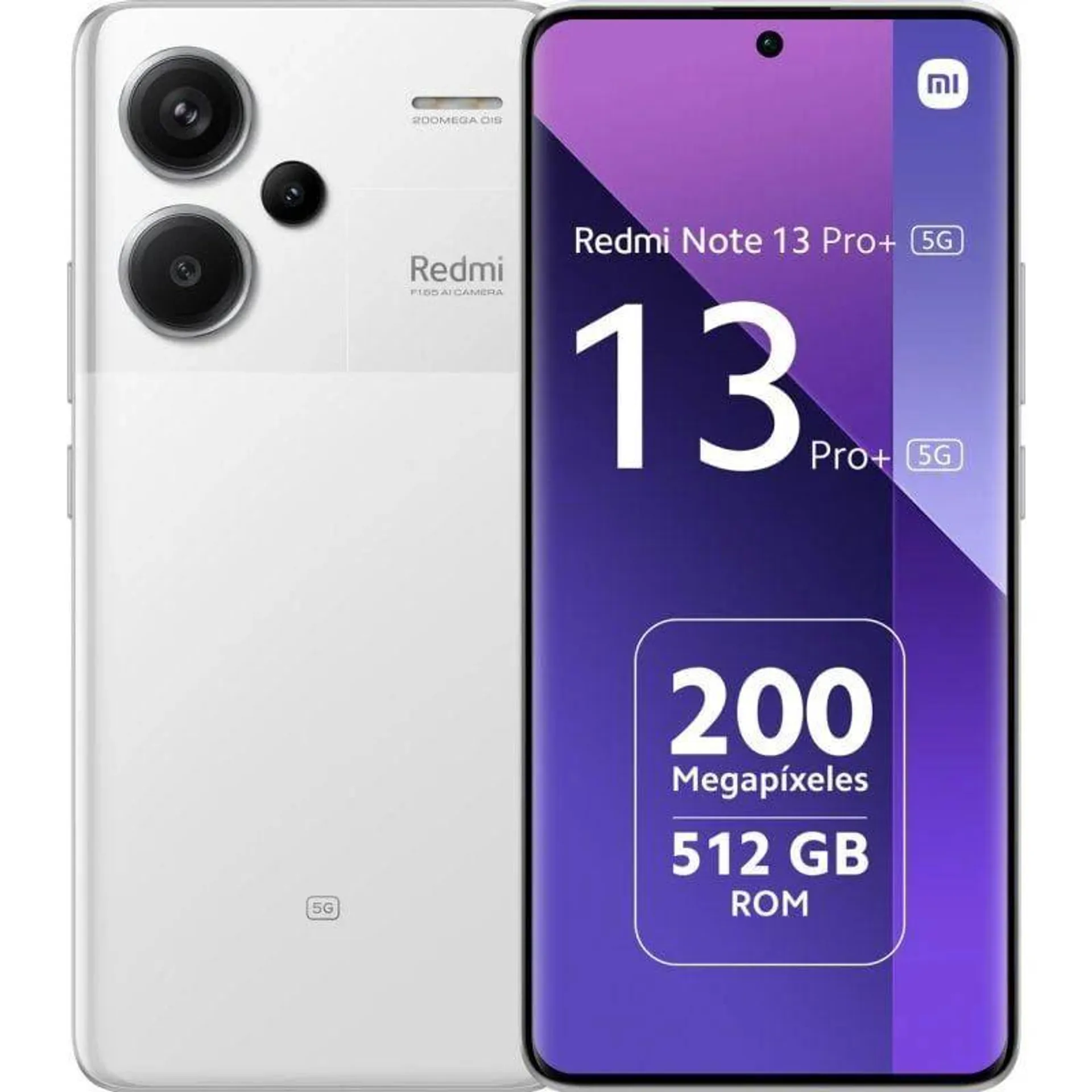 Celular Xiaomi Redmi Note 13 Pro Plus 5G 512Gb / 12Ram / 200Mp Blanco