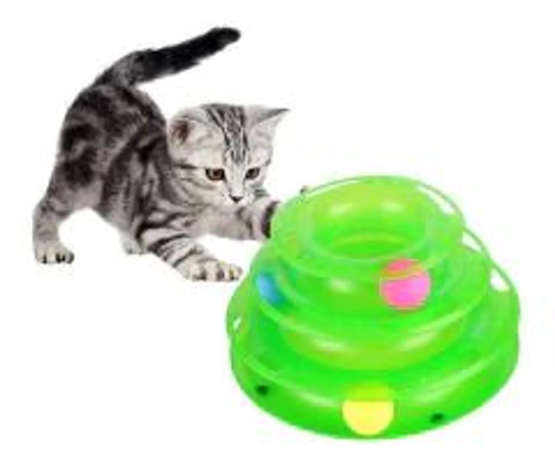 Juguete Interactivo P/gato De 3 Niveles