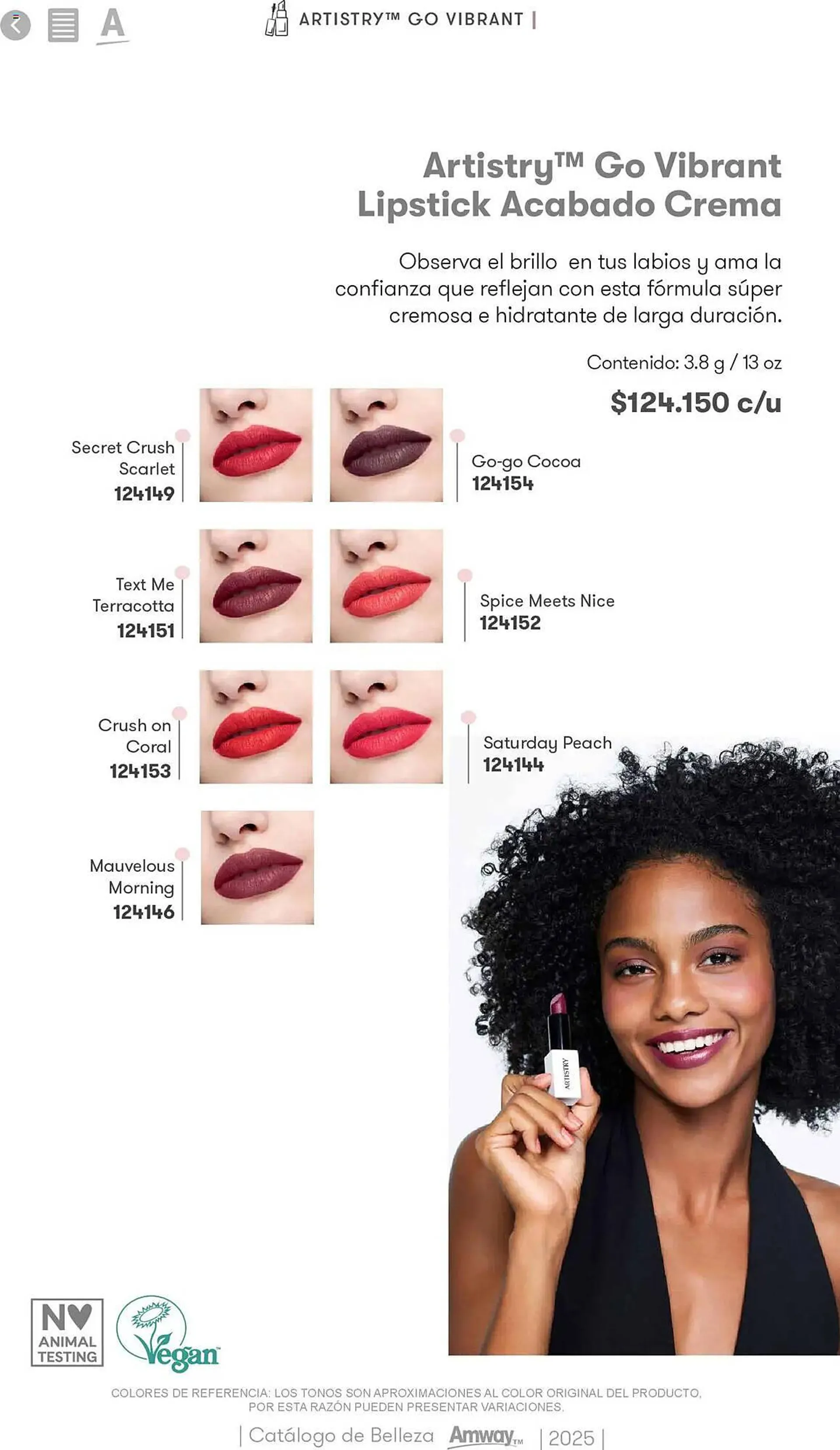 Catalogo de Catálogo Amway 30 de abril al 31 de marzo 2026 - Pag 43