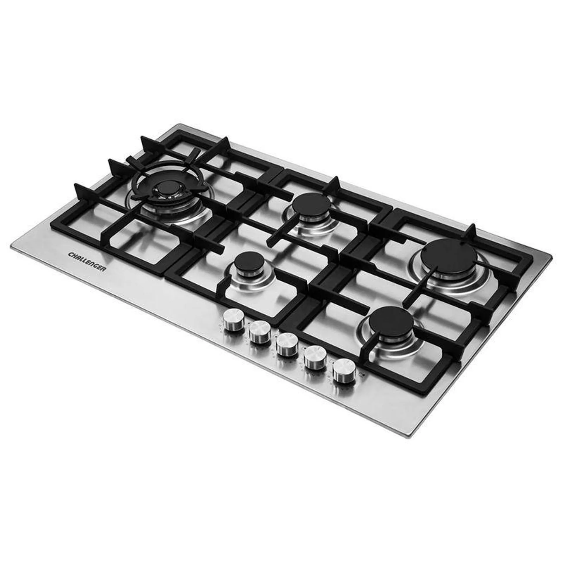 Estufa De Empotrar Acero Inoxidable Cinco Puestos De 86Cm Sv6886Ei Inox Gris