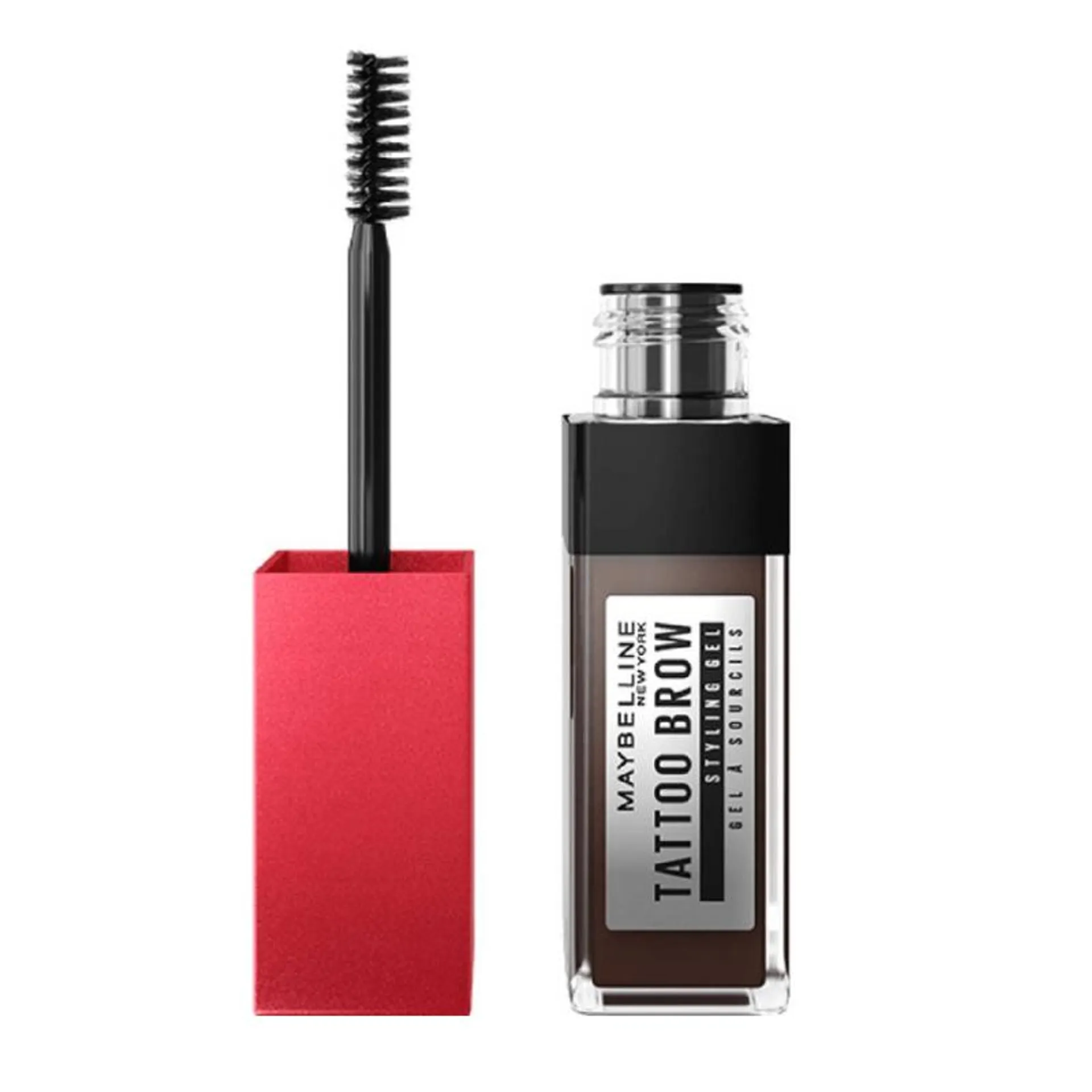 Mascara de Cejas Maybelline Tattoo Brow 3D Styling Gel Deep Brown