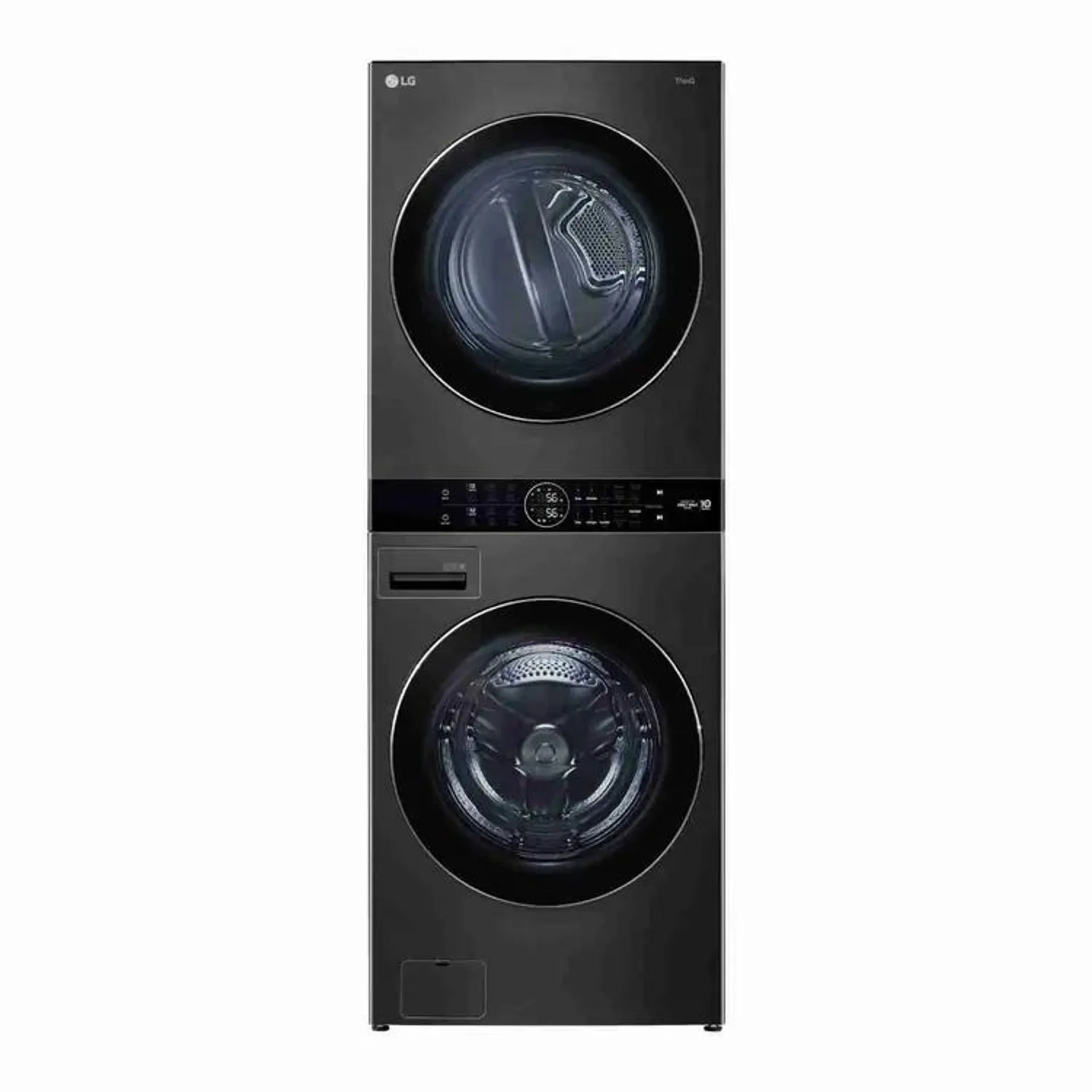 Torre de lavado y secado LG Washtower 22 Kilos WK22BS6 Negro