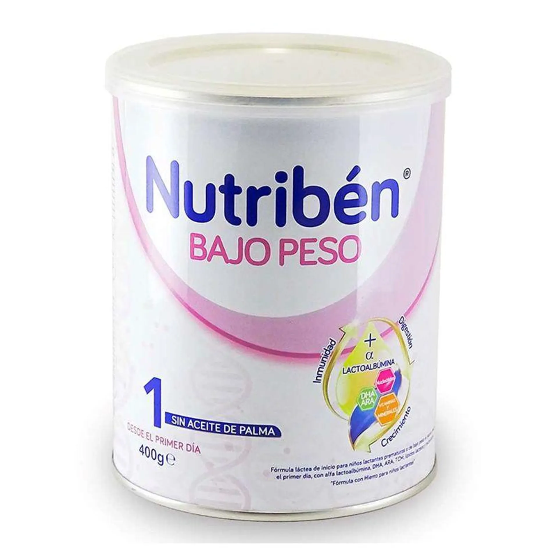 Formula Infantil Nutriben Bajo Peso 1 Lata X 400 Gr