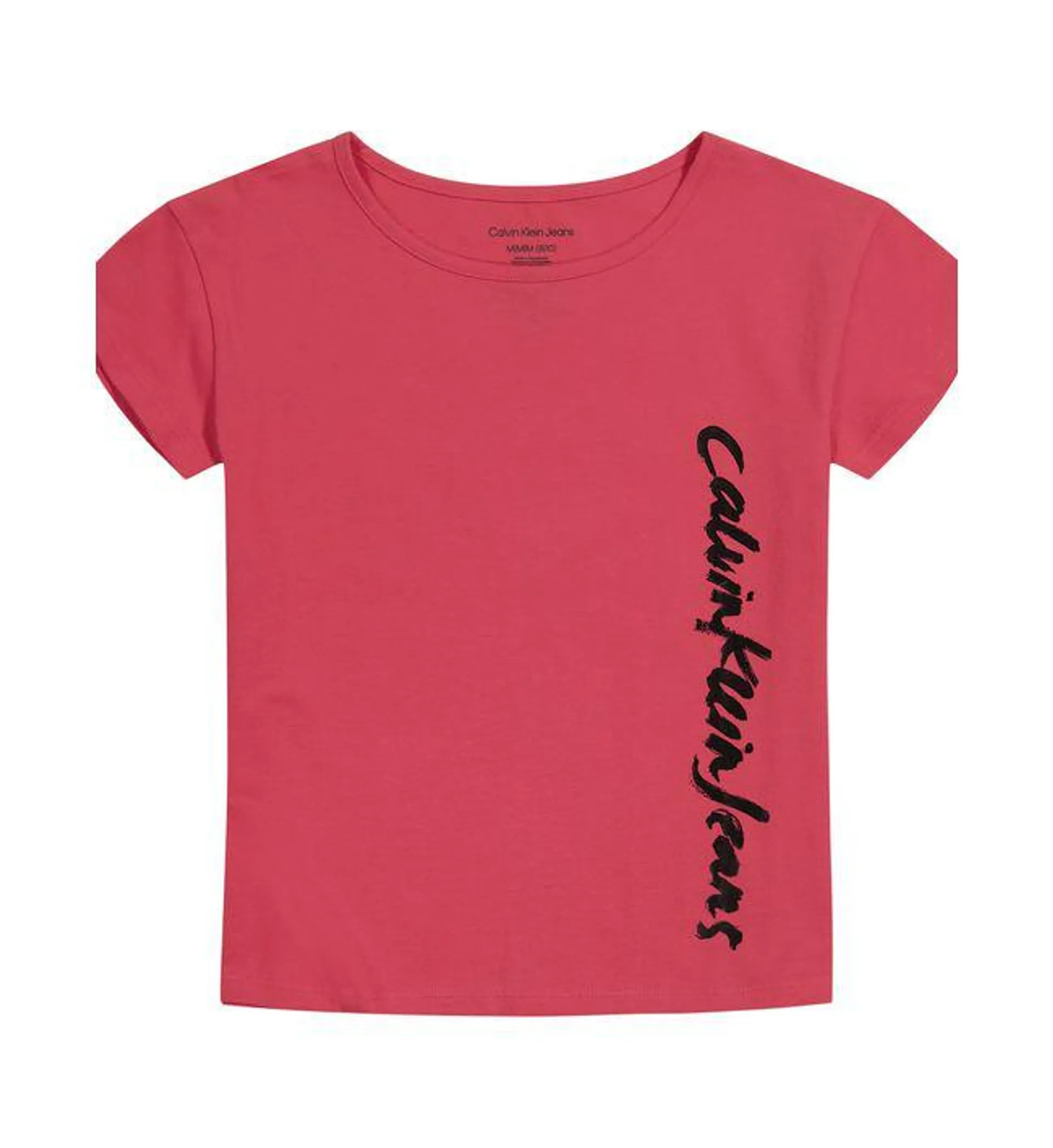 Camiseta Manga Corta Niña Rosado Calvin Klein