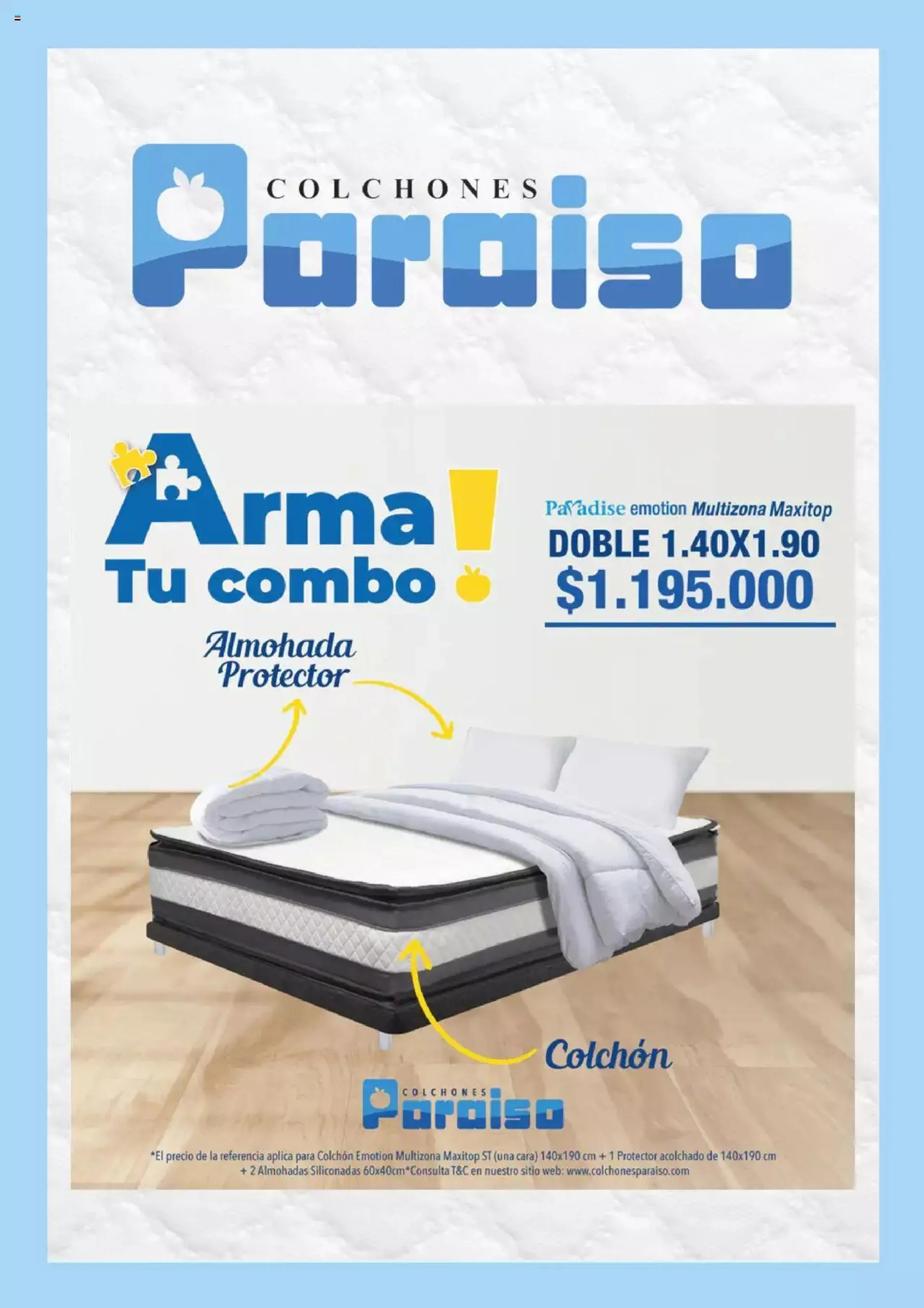 Catalogo de Colchones Paraiso - Promociones 2 de marzo al 31 de diciembre 2024 - Pag 4