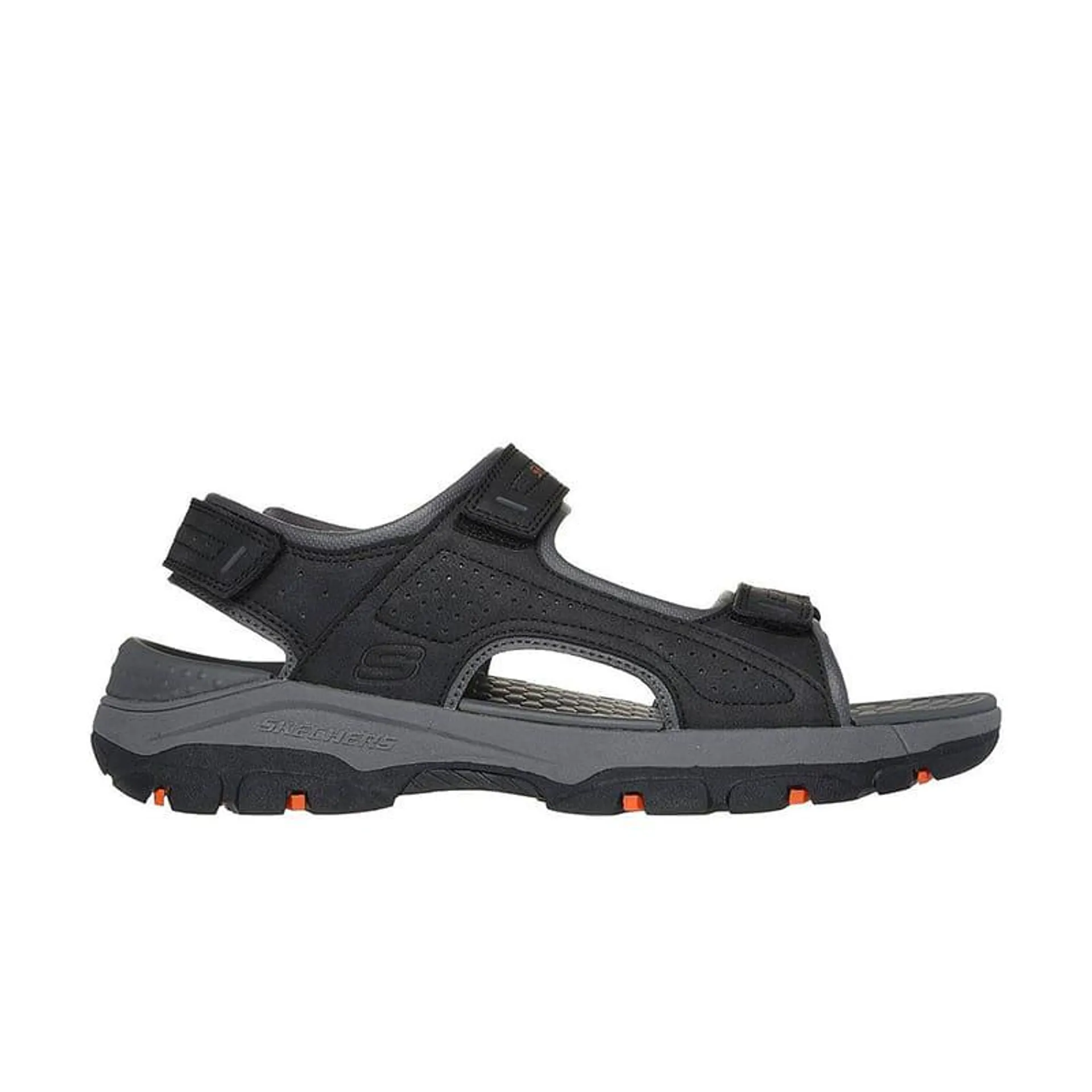 Sandalia Skechers Casual Hombre Relaxed Fit Tresmen Negro