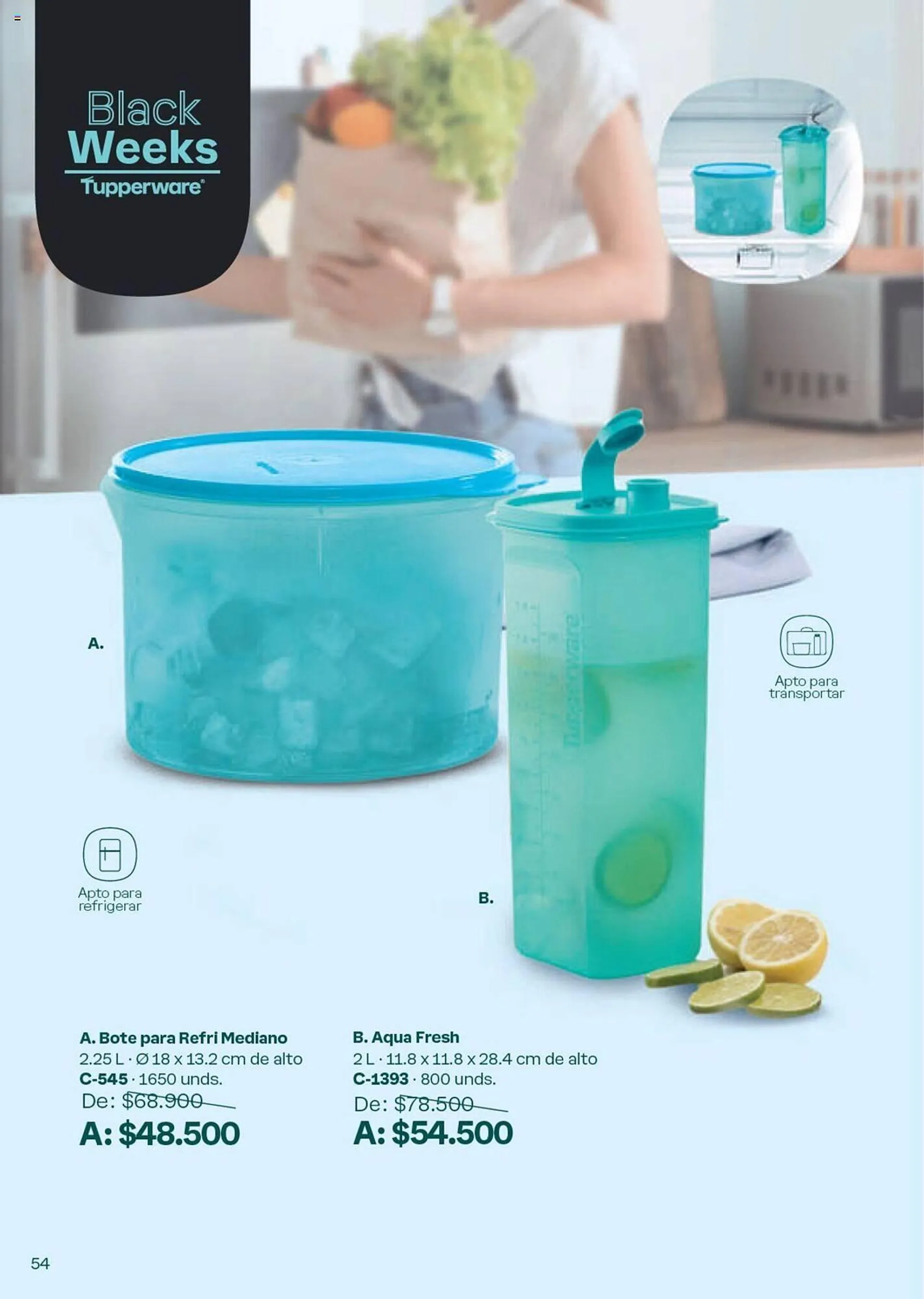 Catalogo de Catálogo Tupperware 4 de octubre al 31 de octubre 2024 - Pag 54