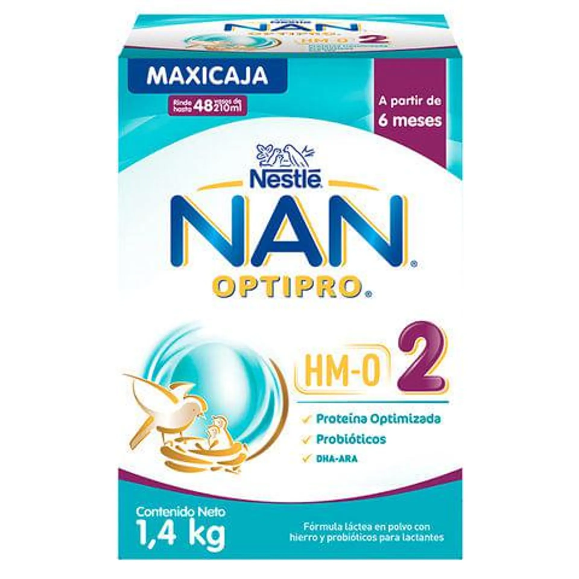 Formula Infantil Nan 2 Caja X 1400 Gr