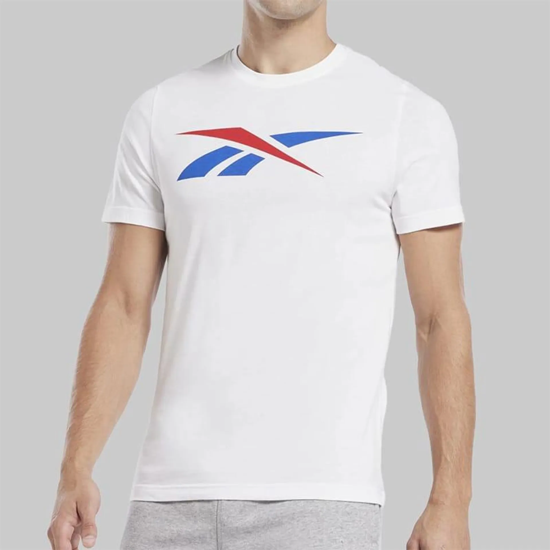 Camiseta Reebok Training Hombre Identity Vector Blanco