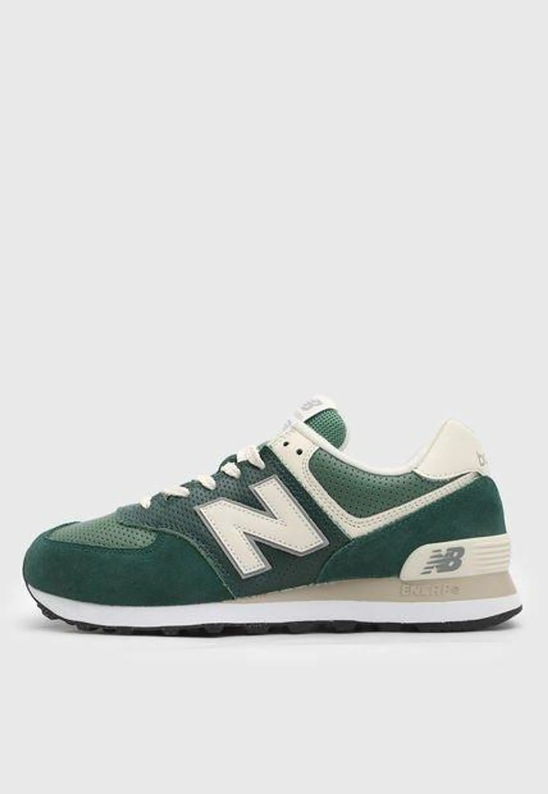 Tenis Lifestyle Verde Oscuro-Marfil-Beige New Balance 574