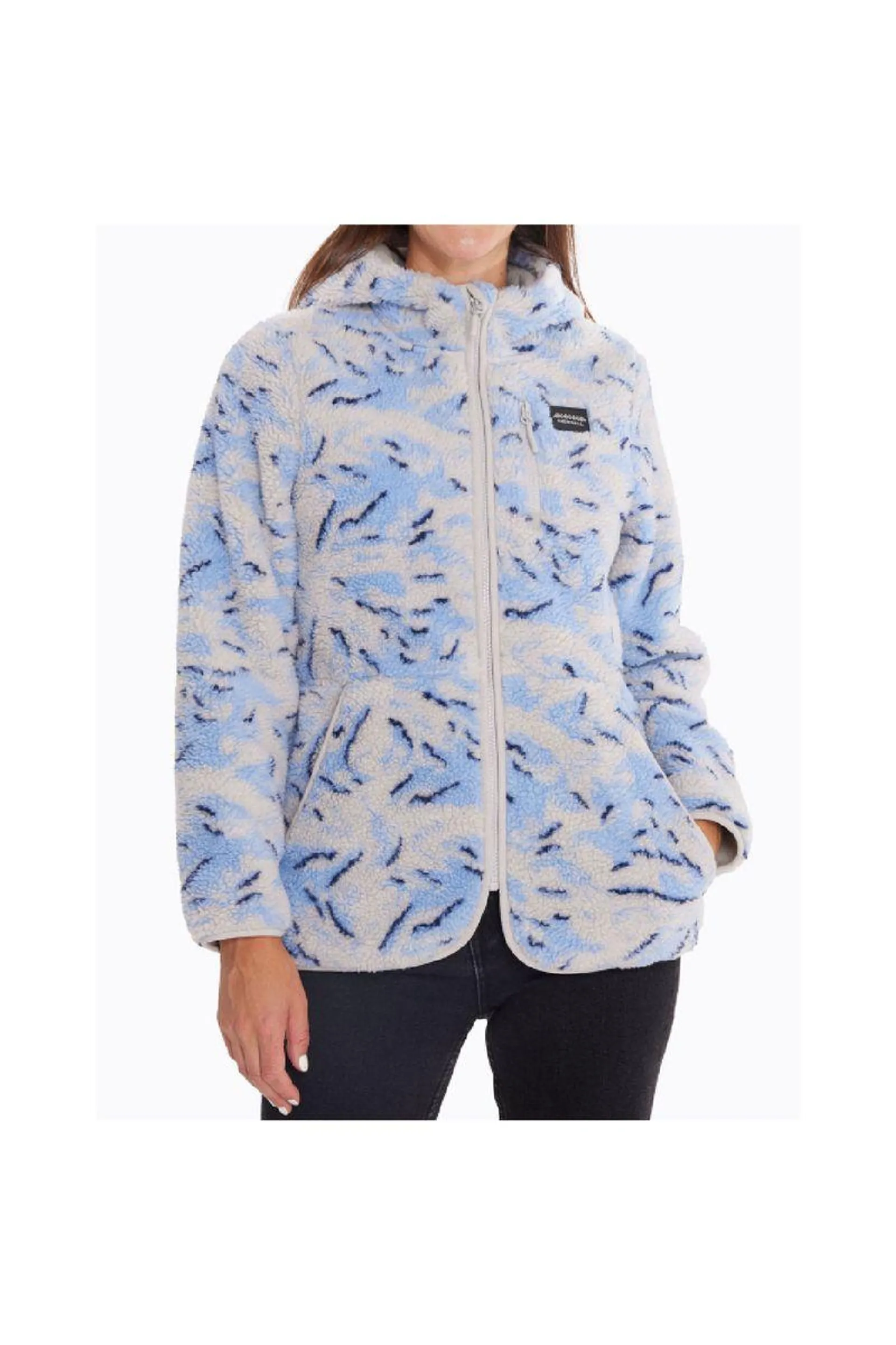 Chaqueta Hike W Sherpa Print Para Mujer