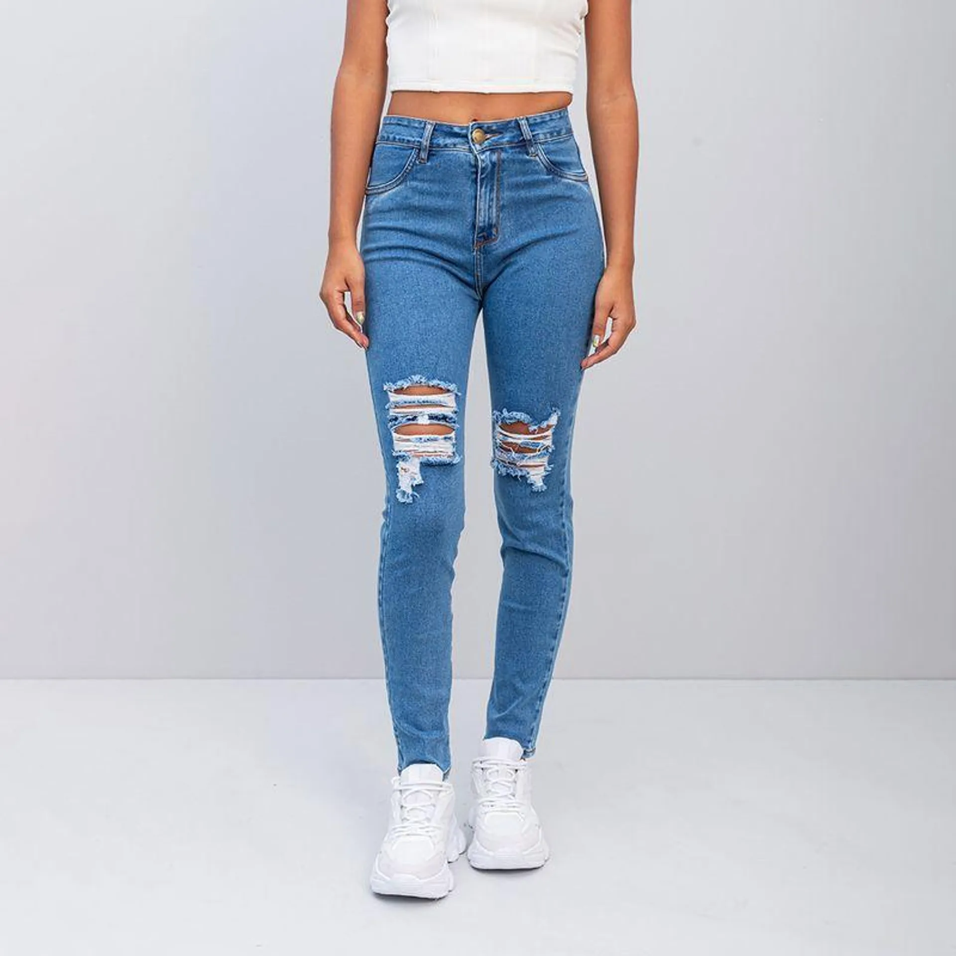 Jean Skinny Talle Alto Jacinto