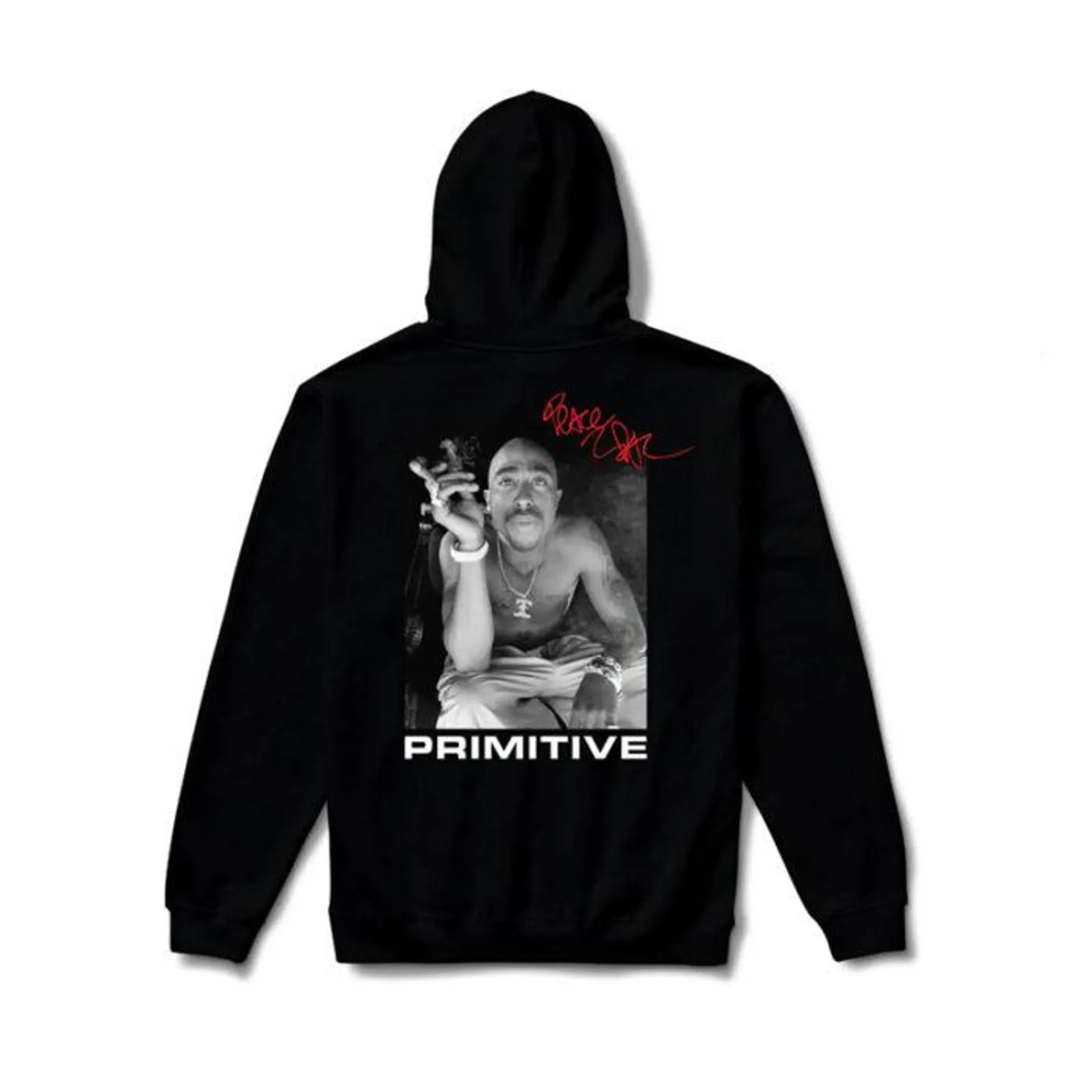 Buso Primitive x Tupac Smoke Hood Black