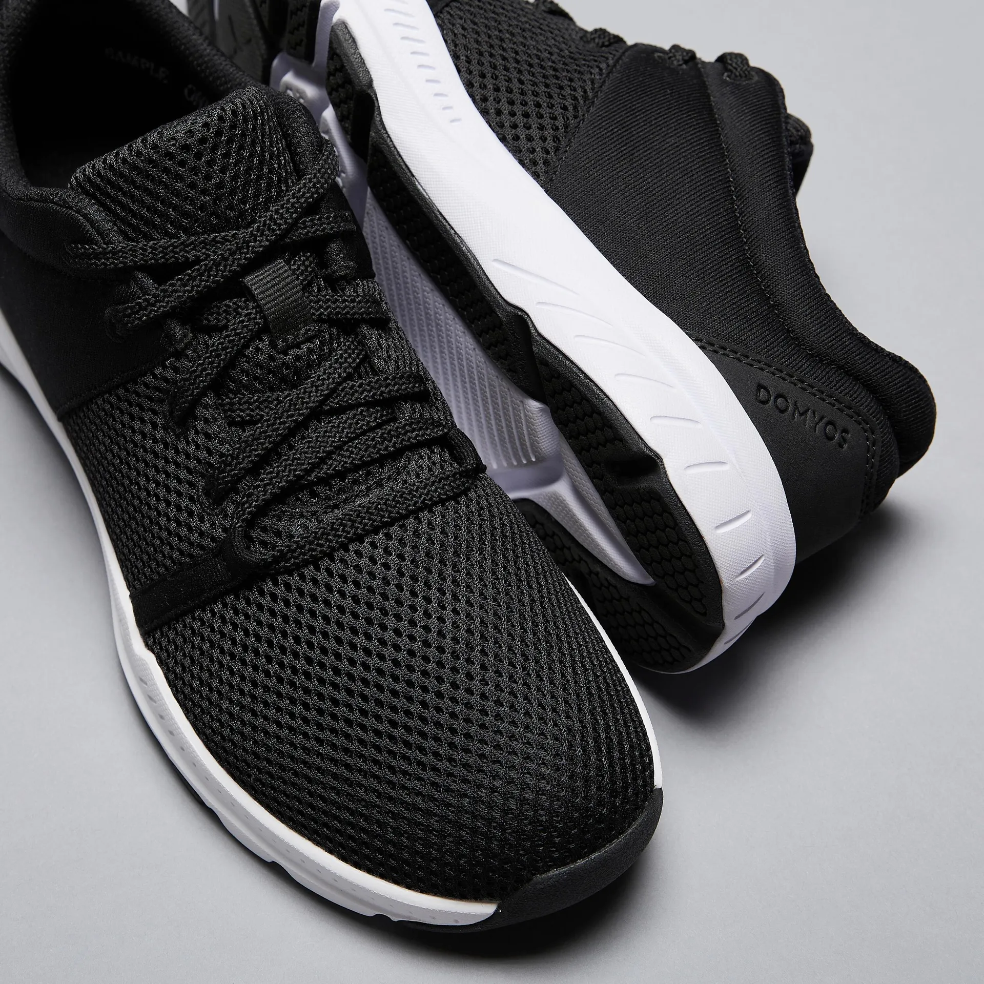 Tenis de fitness para Mujer Domyos 100 negro