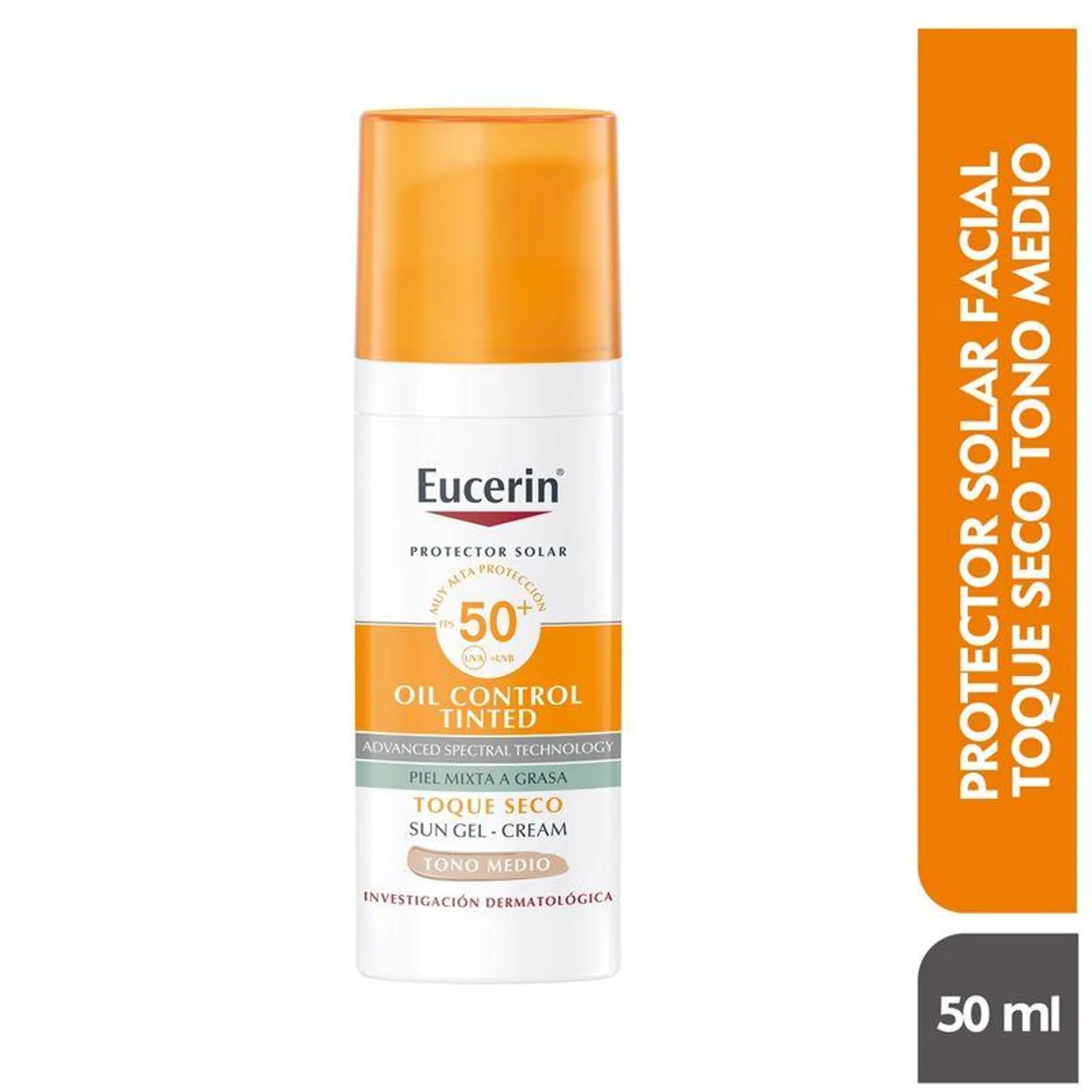 Protector Solar Eucerin Tono Medio Fps50 X 50Ml