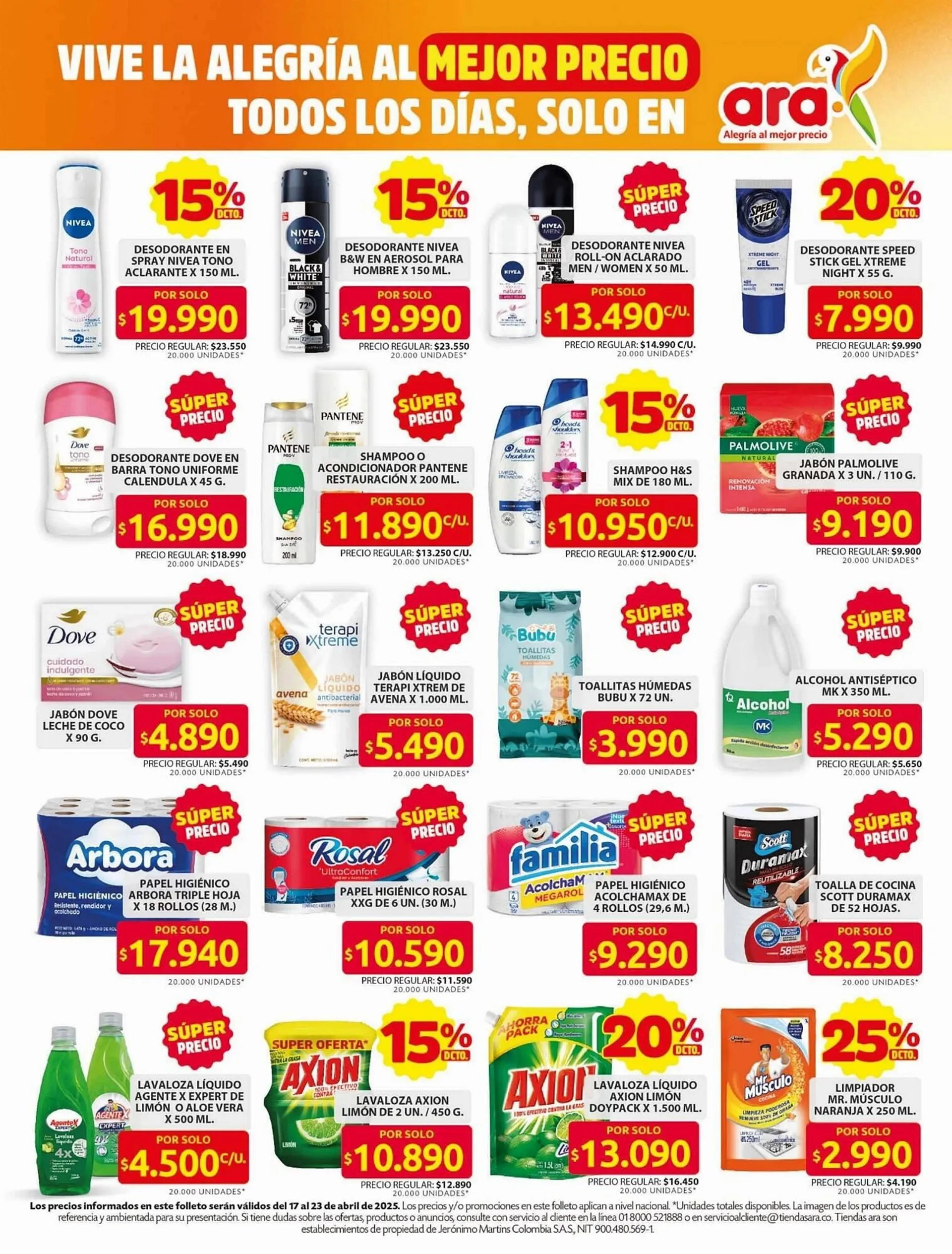 Catalogo de Catálogo Ara 17 de abril al 23 de abril 2025 - Pag 12