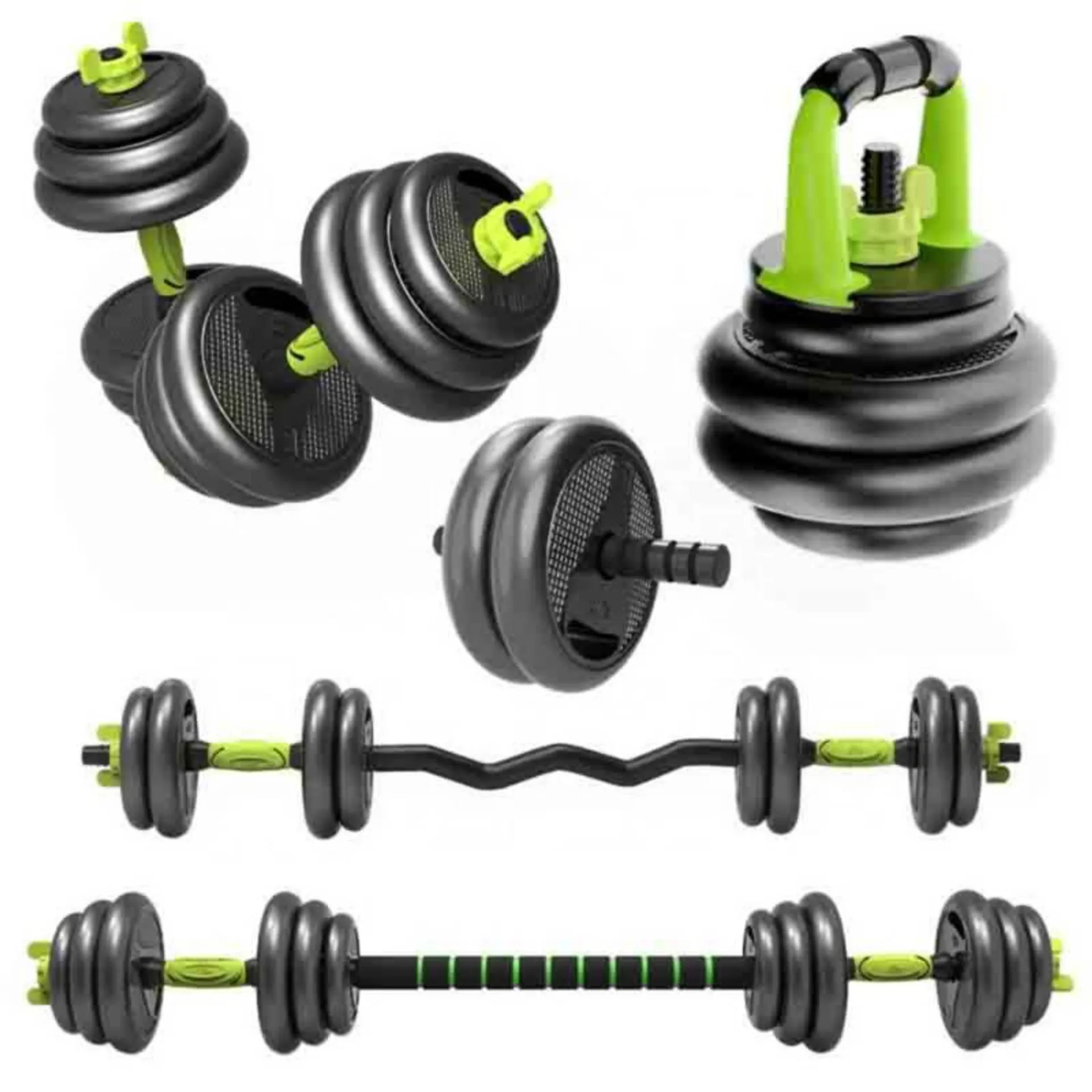 Kit Pesas Mancuernas 80lb 40kg Home Sale Rusas Termofor