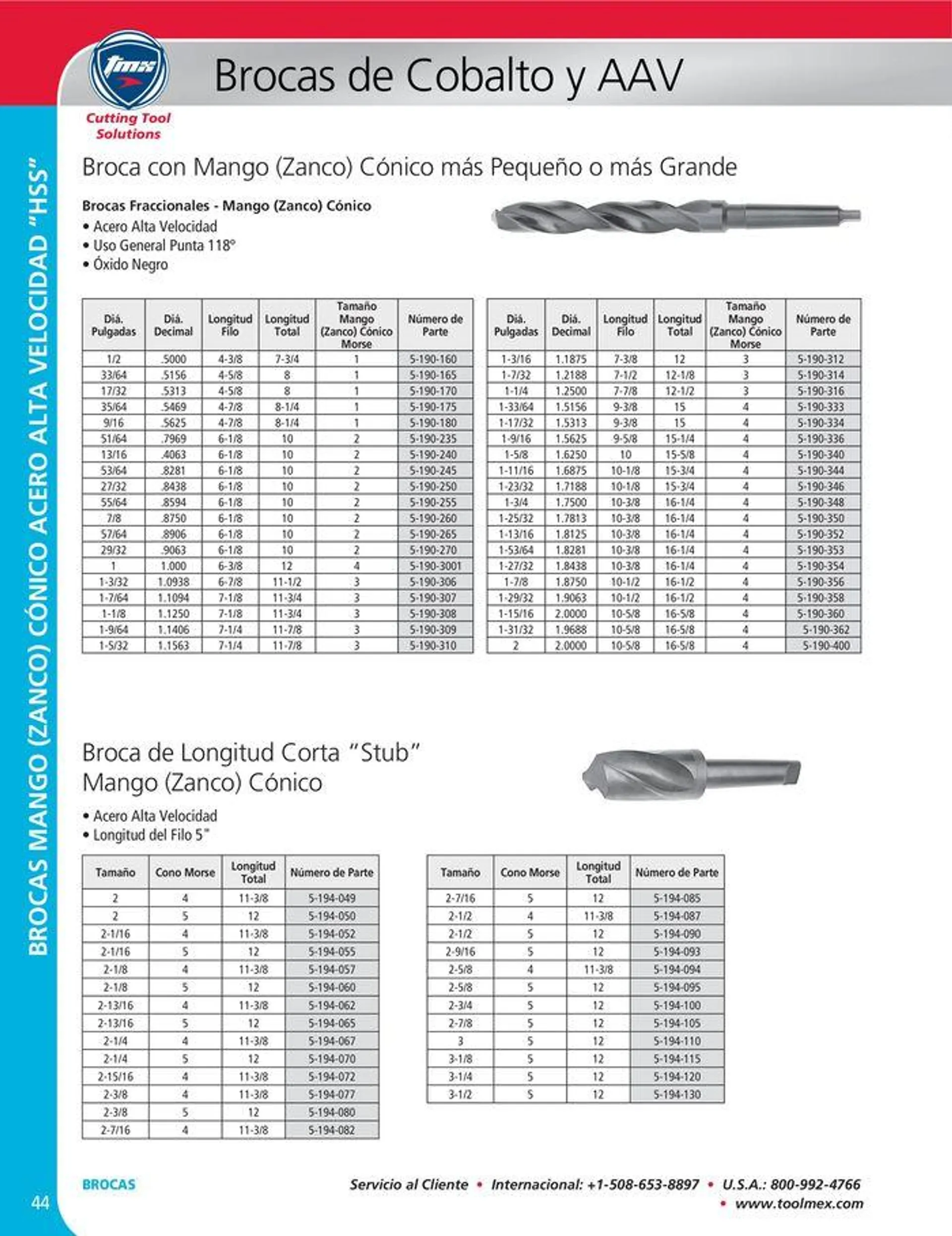 Catalogo de Cutting tool solution 15 de enero al 31 de diciembre 2024 - Pag 44