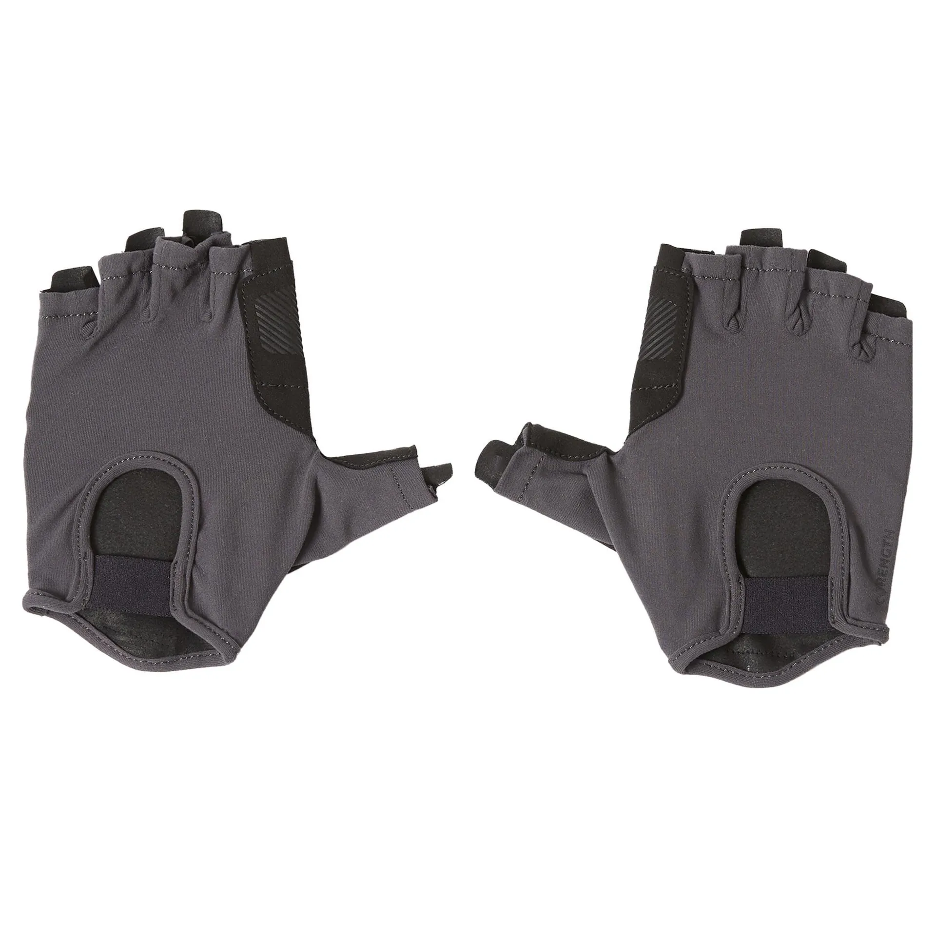 Guantes para gimnasio para Mujer Domyos 500 gris